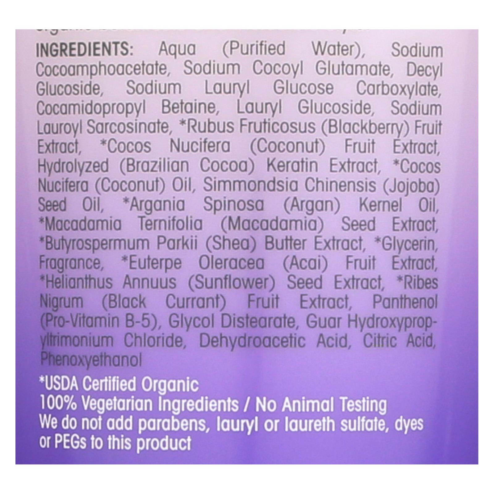 Champú Giovanni 2chic Ultra Repair, Mora y Leche de Coco, 8.5 oz