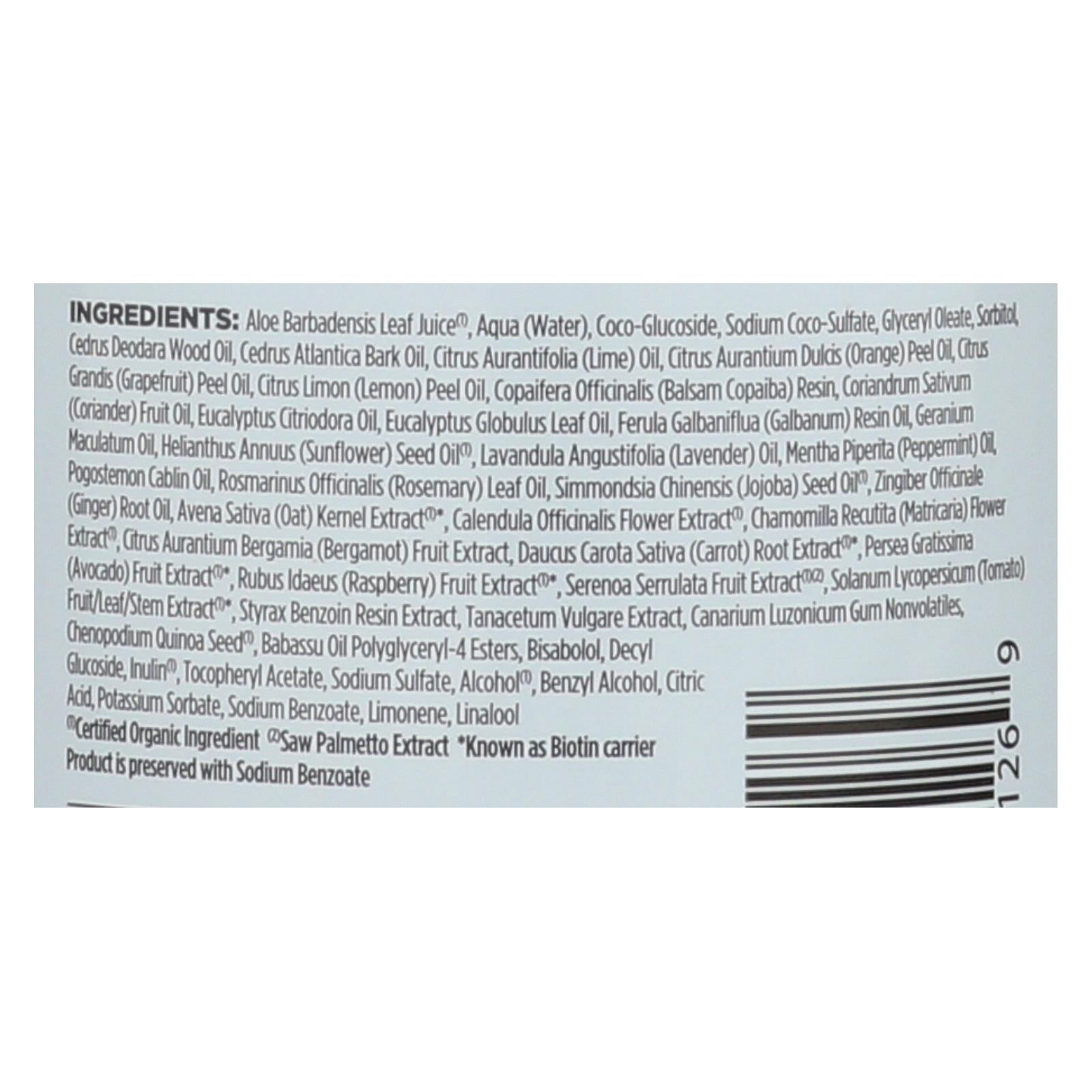 Champú voluminizador con complejo de biotina y B de Avalon Organics (32 oz) 