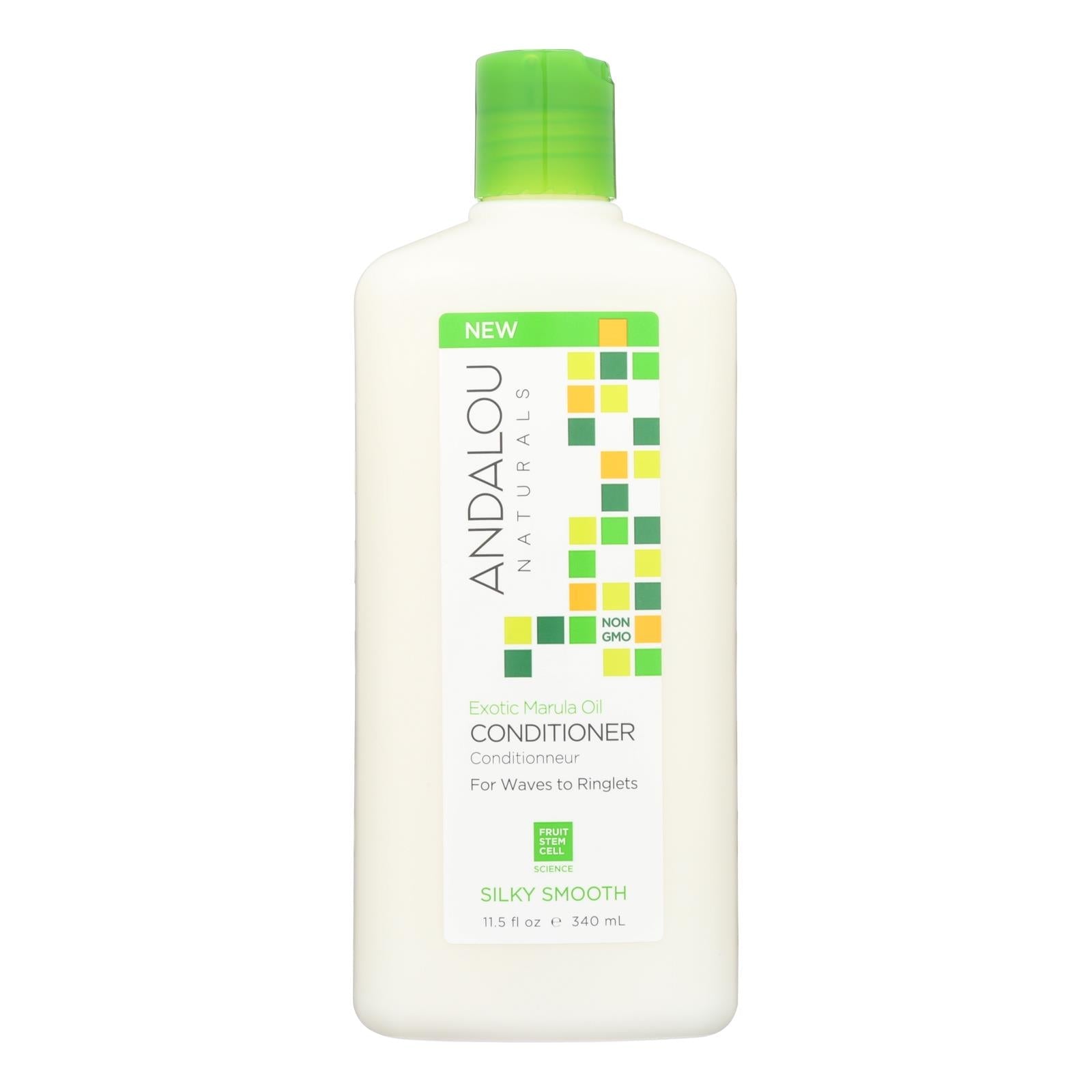 Acondicionador de aceite de marula Andalou Naturals Silky Smooth (325 ml)