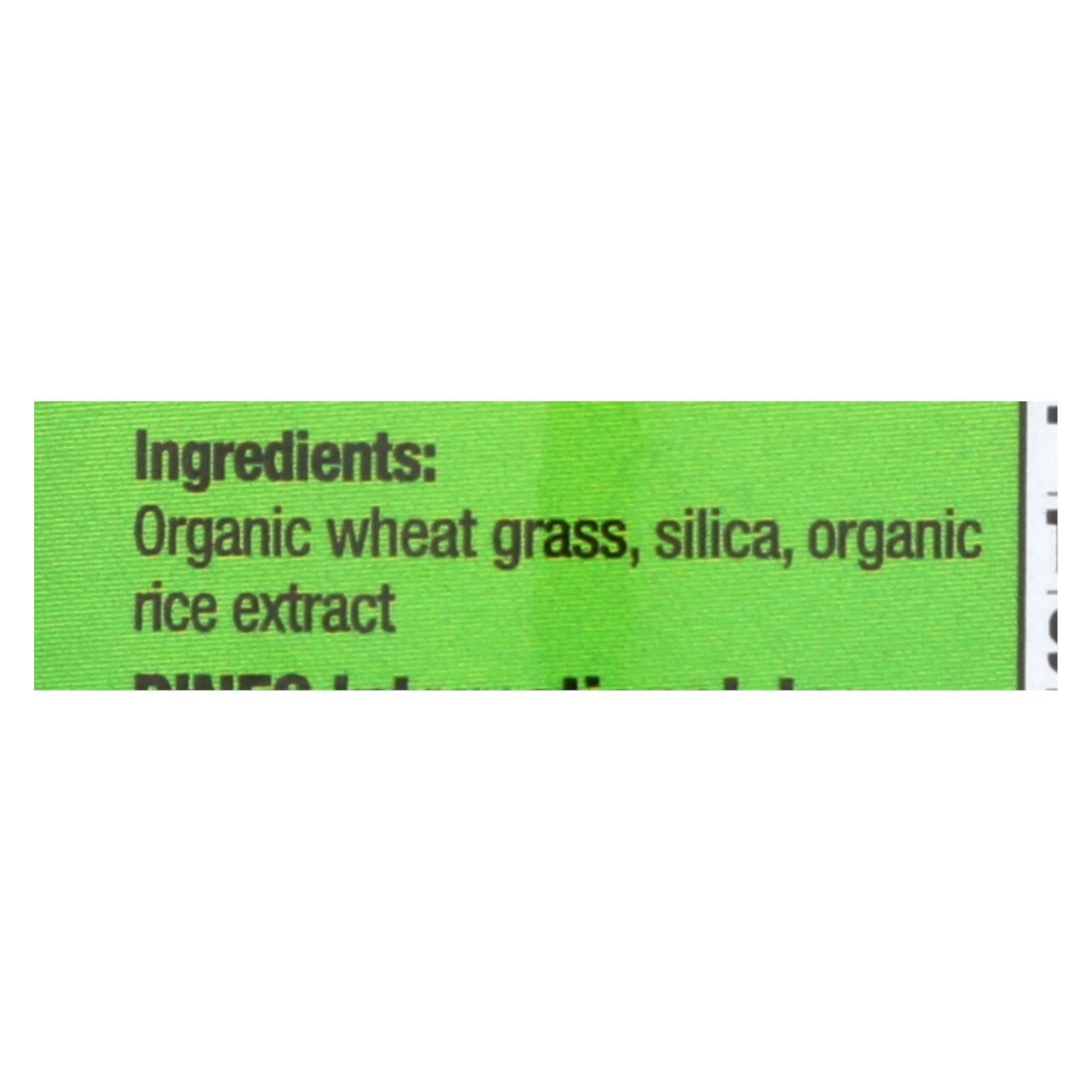 Comprimidos de pasto de trigo orgánico Pines International de 500 mg (paquete de 100)