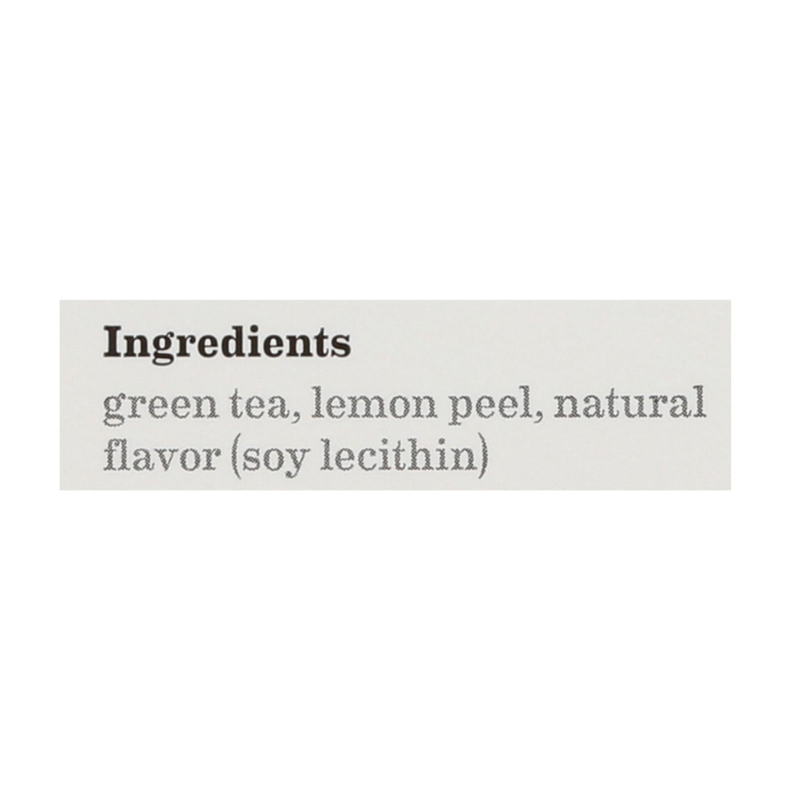 Té verde limón Bigelow Tea, paquete de 6 (20 bolsitas)