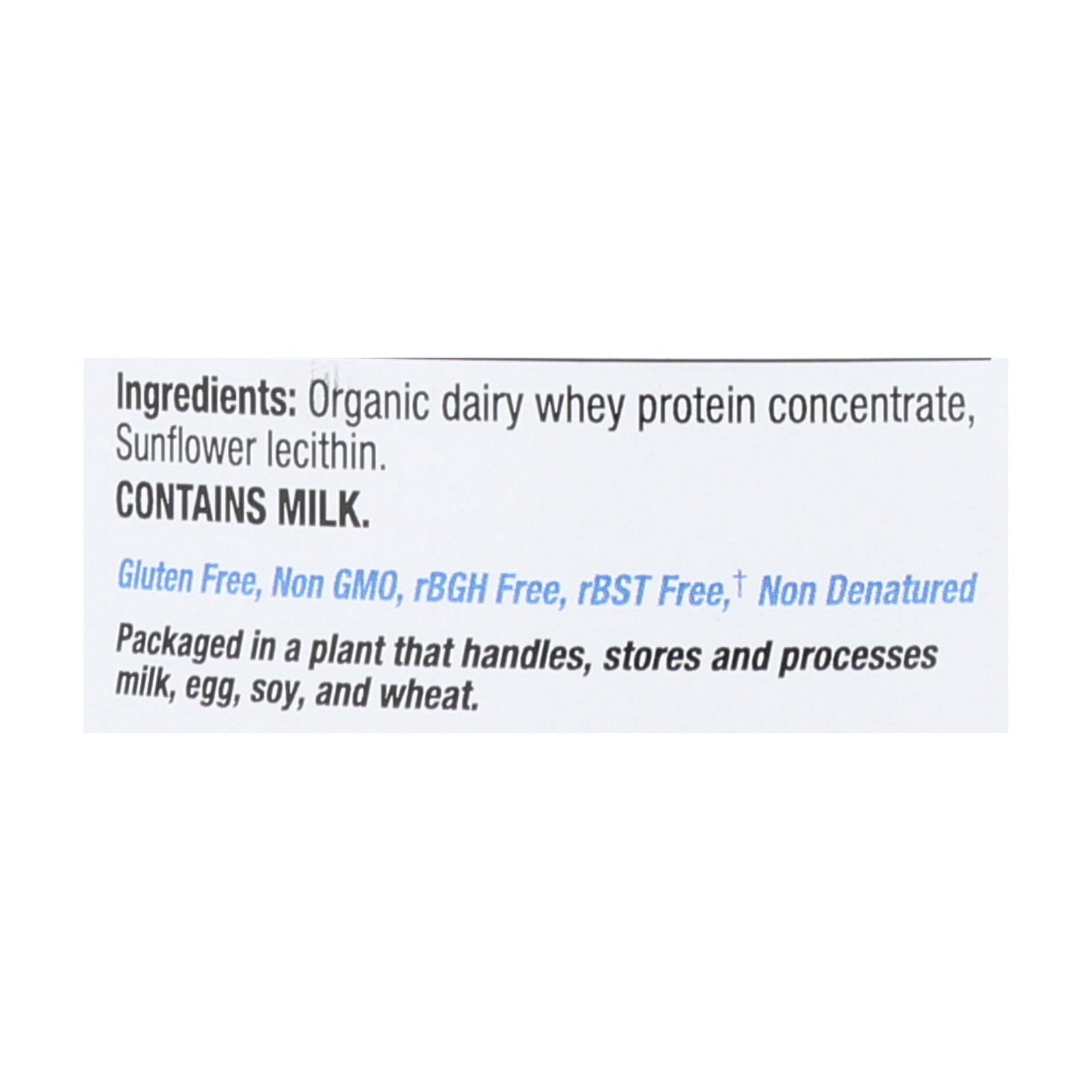 Proteína en polvo orgánica sin azúcar Teras Whey