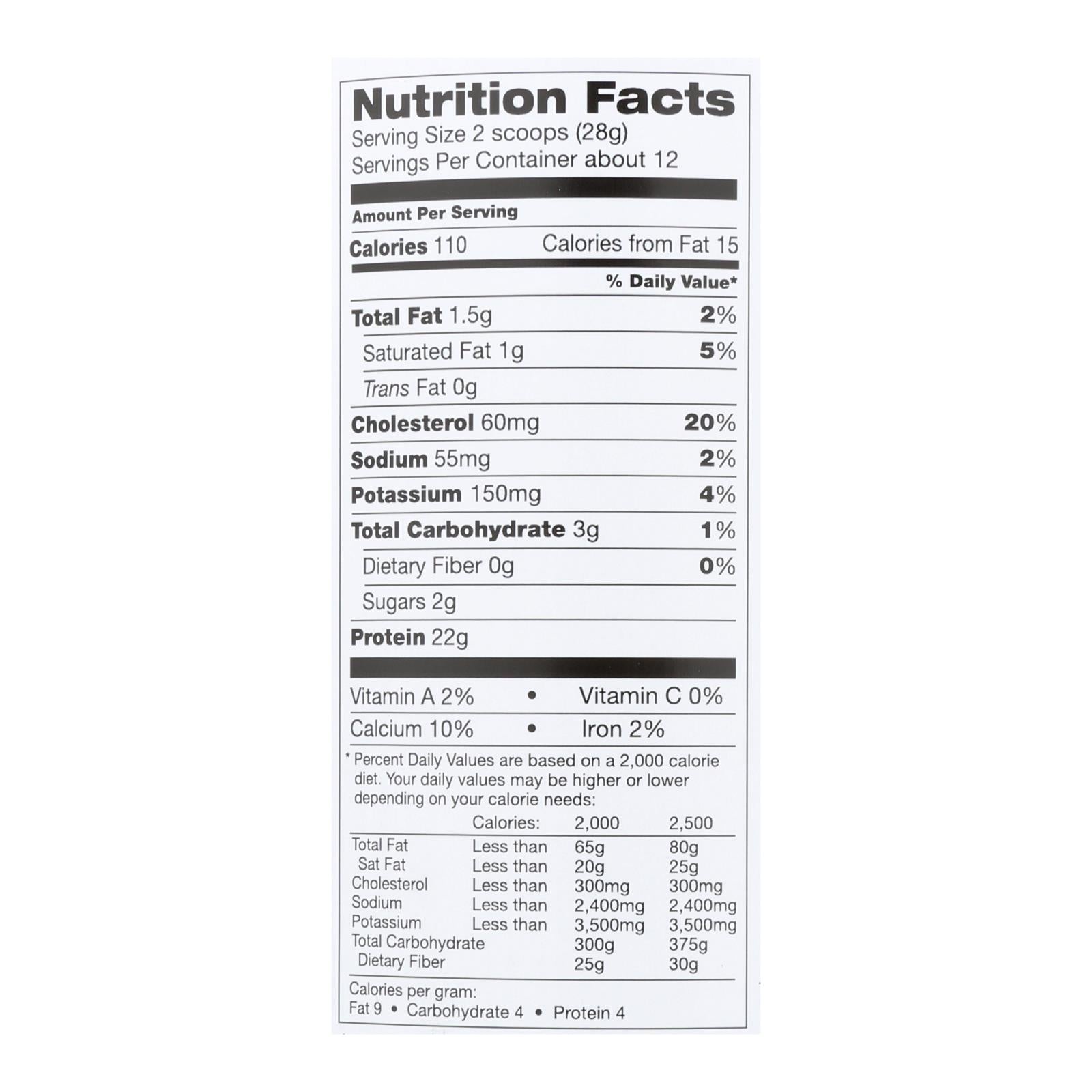 Proteína en polvo orgánica sin azúcar Teras Whey