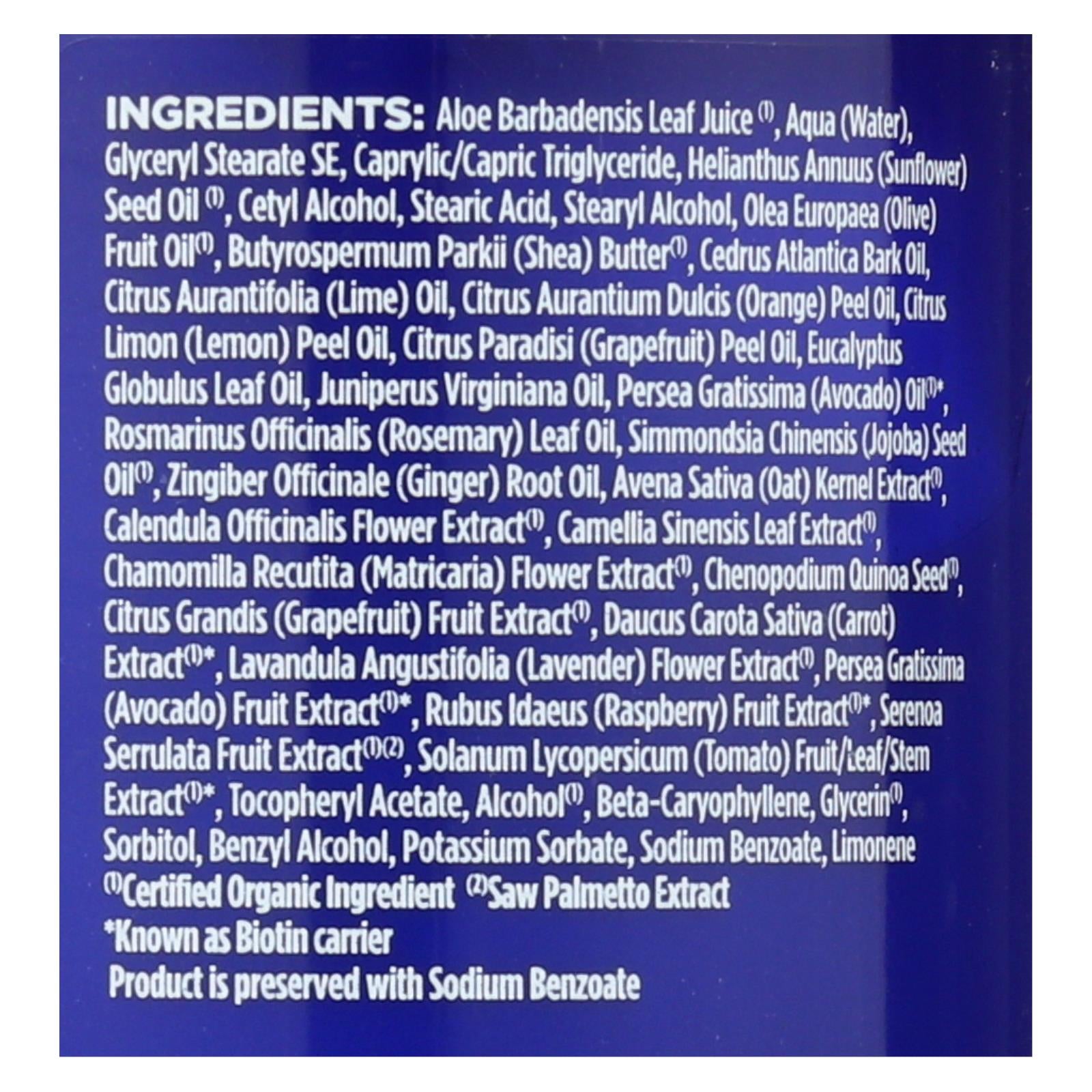 Acondicionador engrosador Avalon Organics: complejo de biotina B para un cabello nutrido y voluminoso (14 onzas líquidas)
