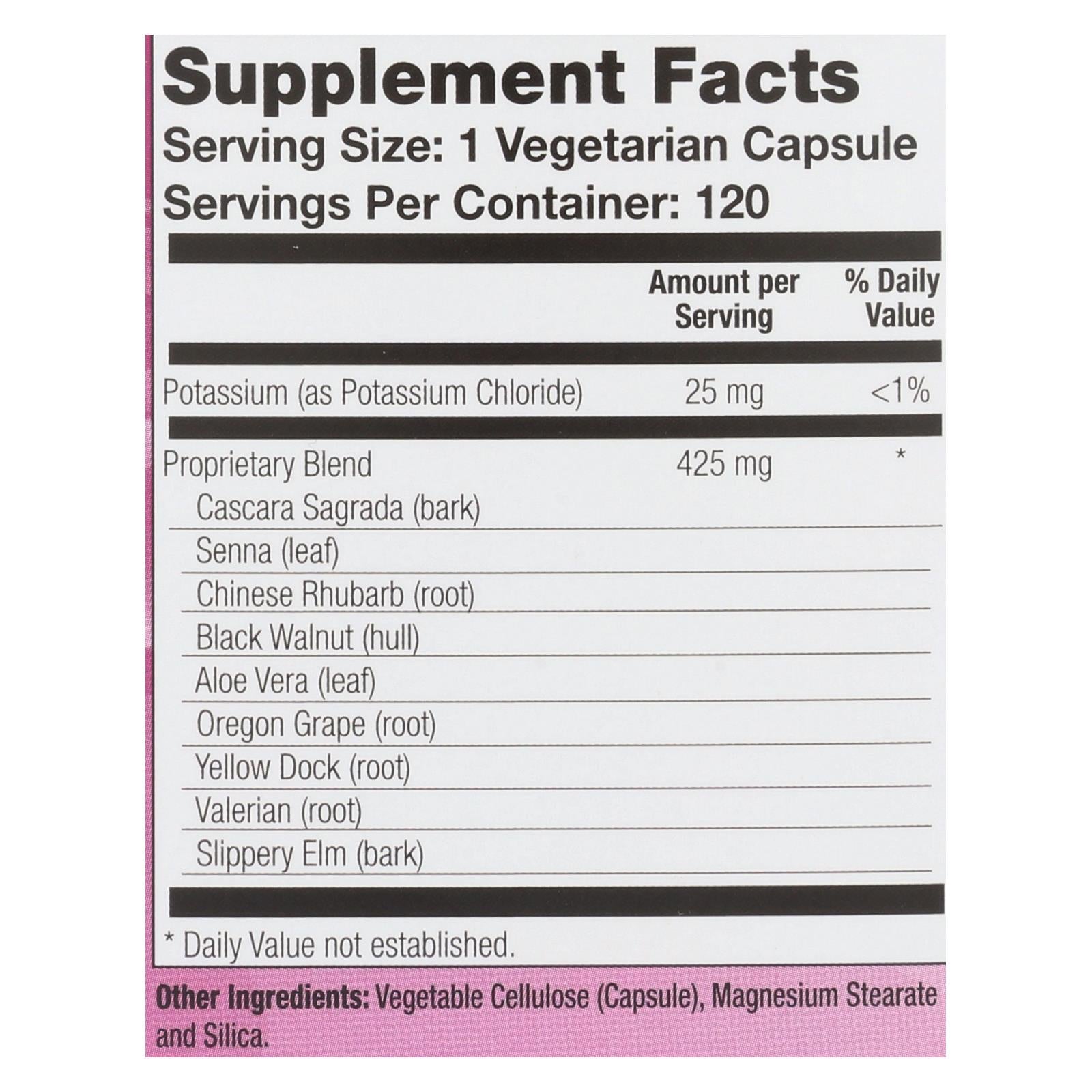 Natural Balance Colon Clenz 120 Cápsulas Vegetarianas
