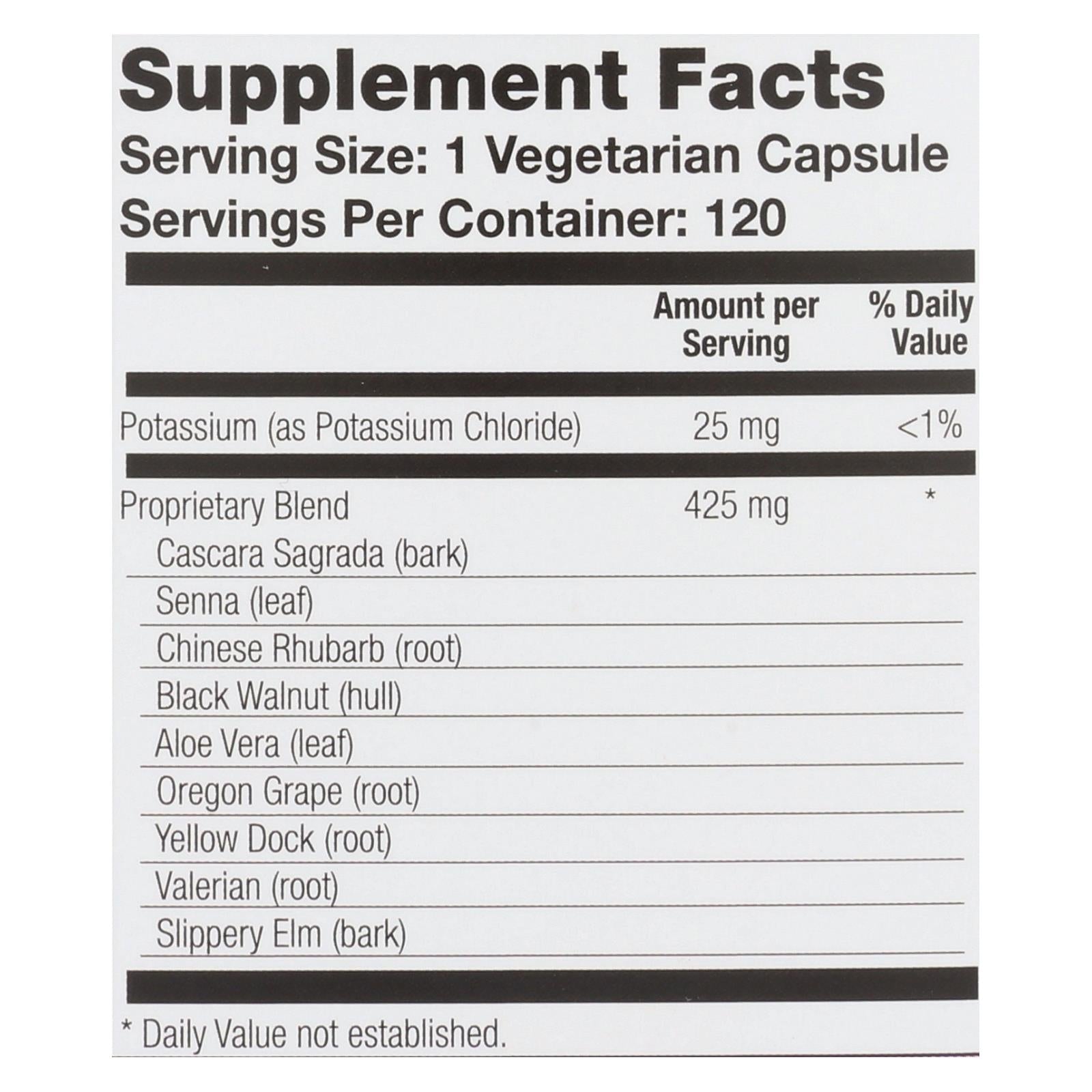Natural Balance Colon Clenz 120 Cápsulas Vegetarianas