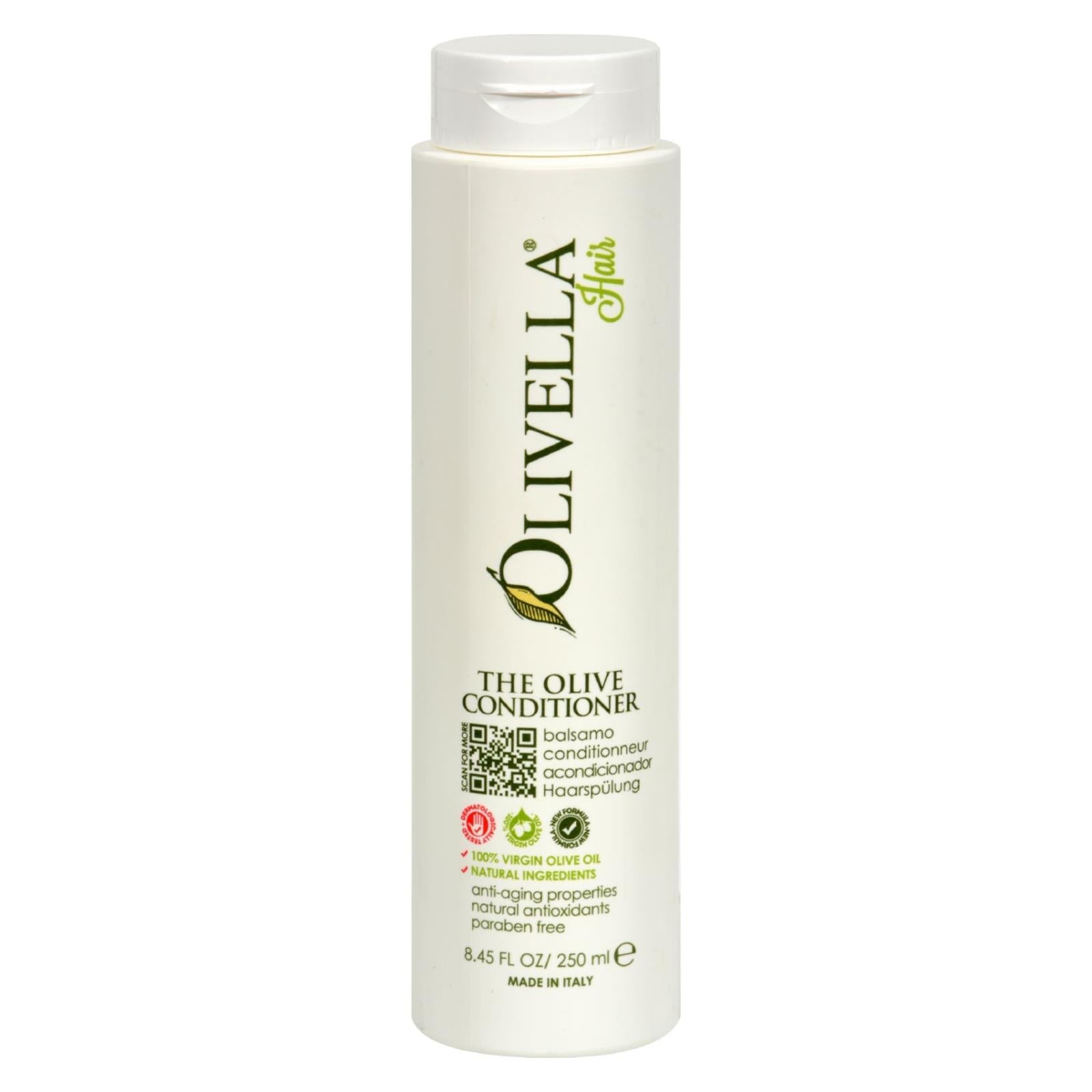 Acondicionador de oliva Olivella, 8.5 onzas líquidas