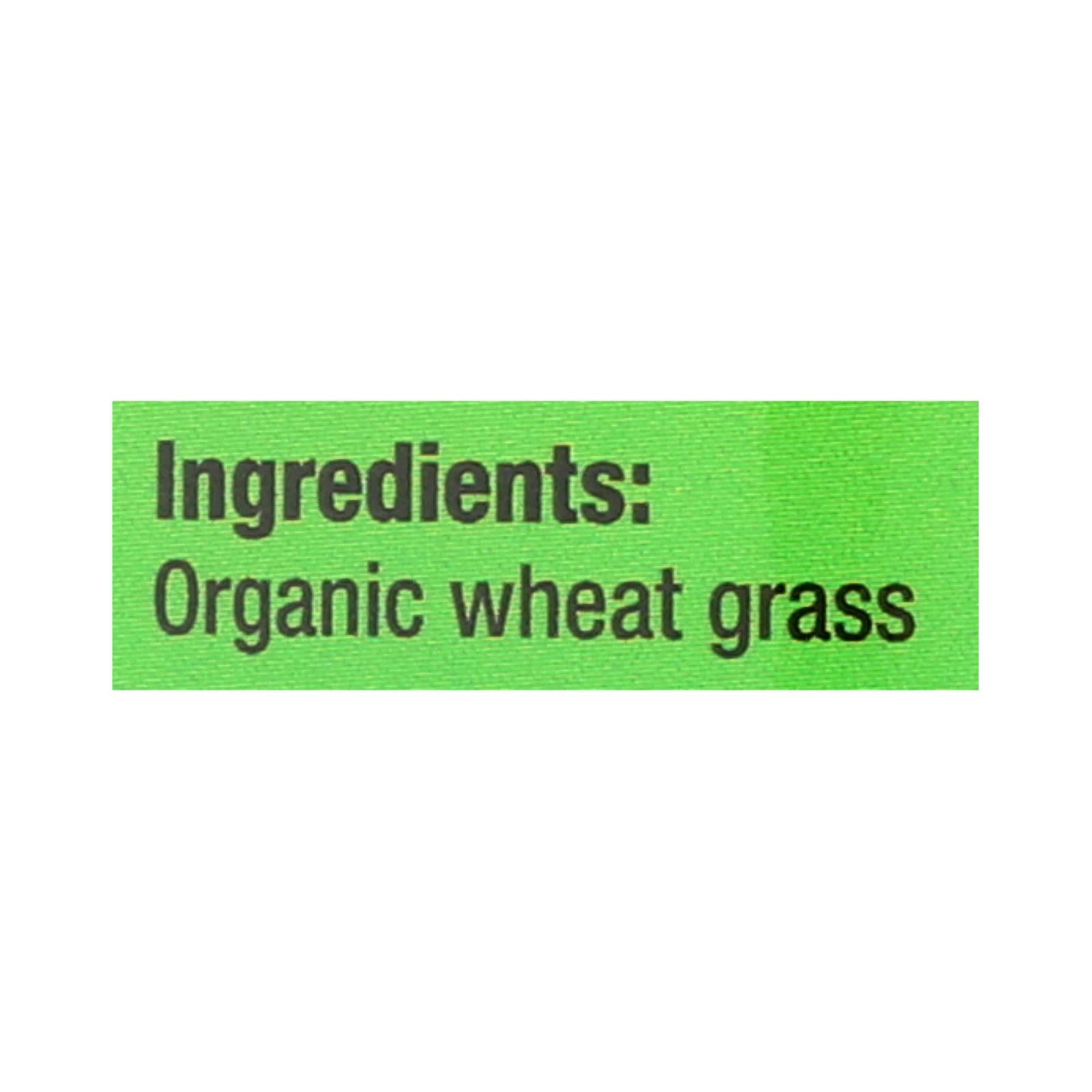 Polvo de pasto de trigo orgánico Pines International - 10 oz.