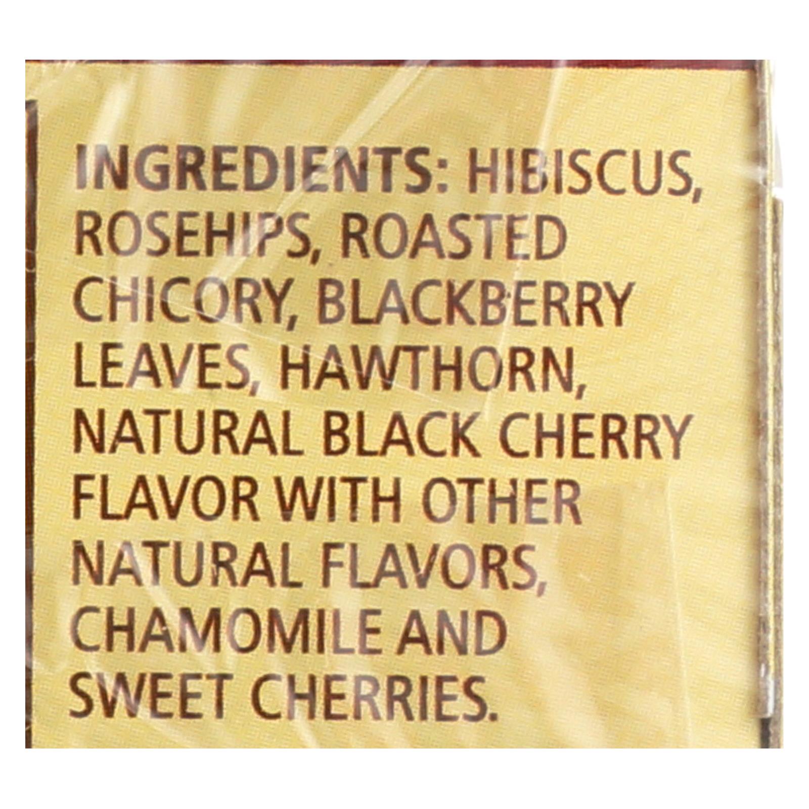Celestial Seasonings Black Cherry Berry Caffeine-Free Herbal Tea, 20 Tea Bags (Pack of 6)