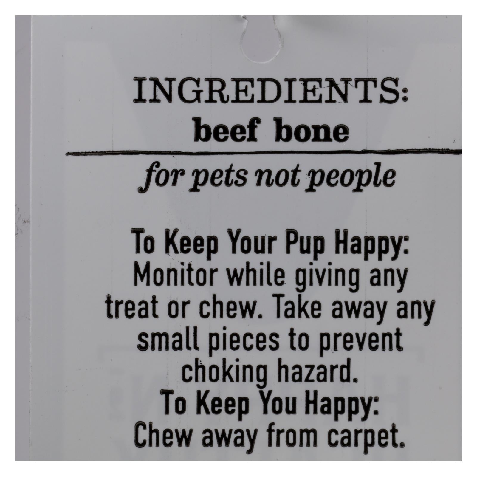 Costillas de res con hueso para perro Happy N Healthy Pet (paquete de 12)