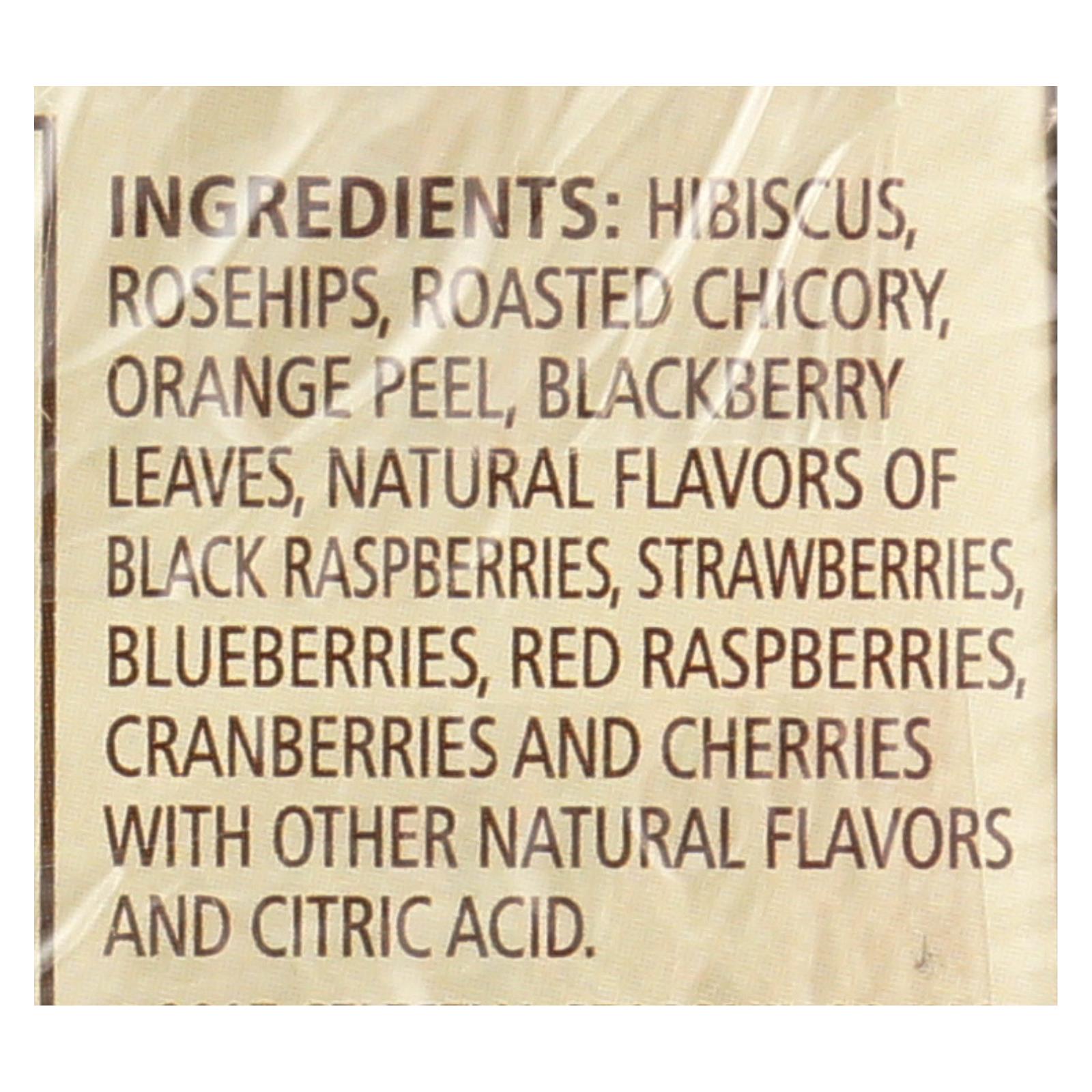 Té de hierbas Celestial Seasonings Wild Berry Zinger, 6 cajas de 20 bolsitas de té 