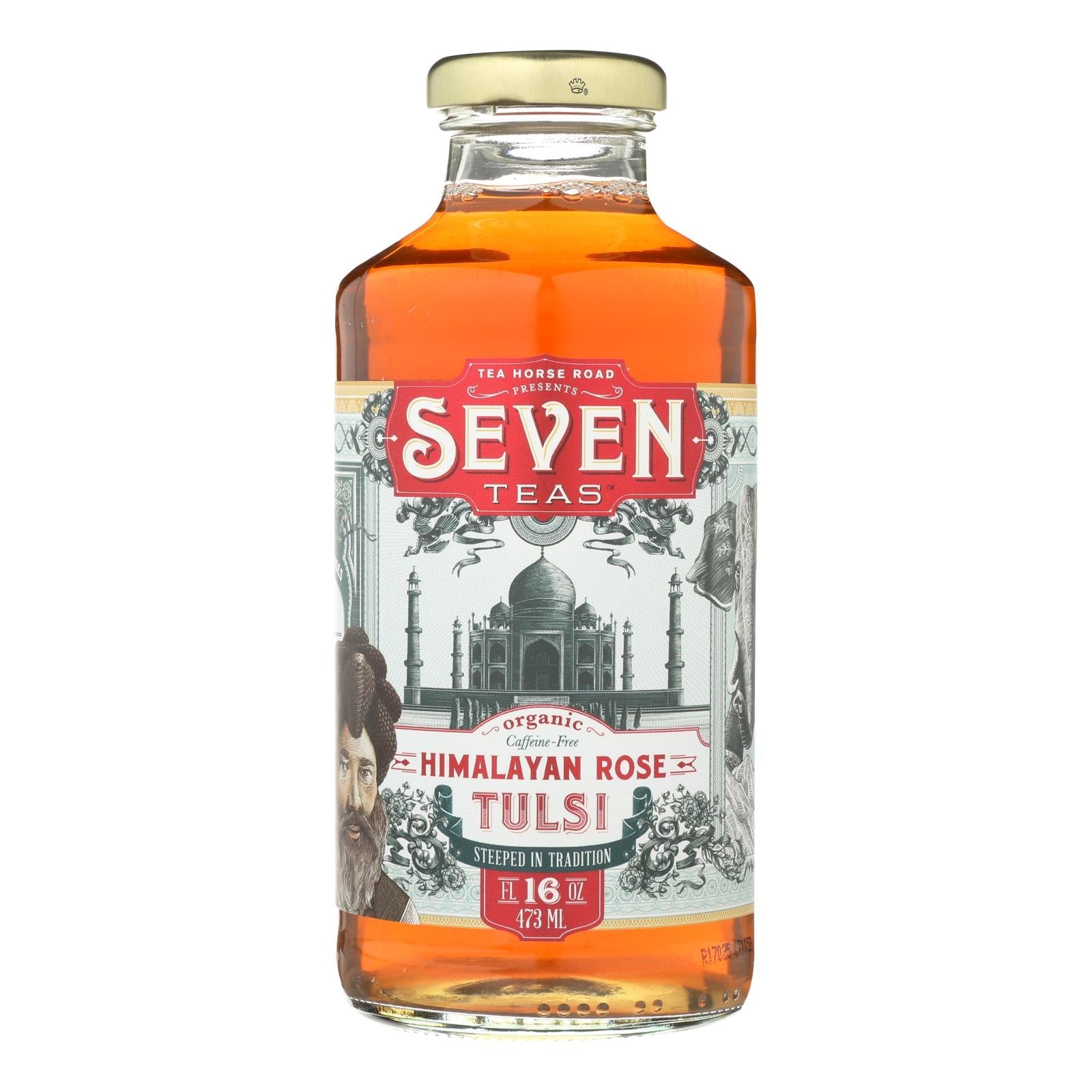 Himalayan Rose Tulsi Tea by Seven Teas - 16oz, (Case of 12)