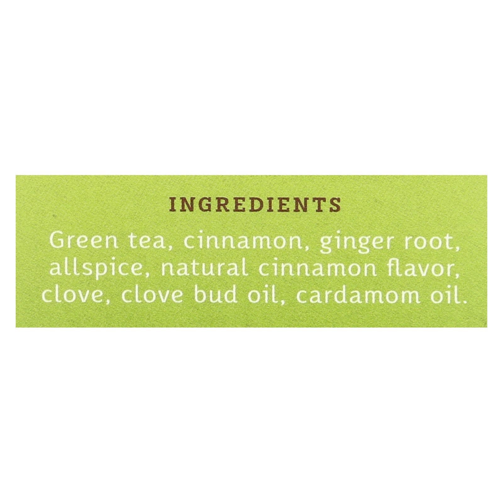 Té verde especiado Chai de Stash Tea, 20 bolsitas de té (paquete de 6) 