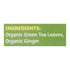 Té verde de jengibre orgánico Equal Exchange, 20 bolsitas, paquete de 6