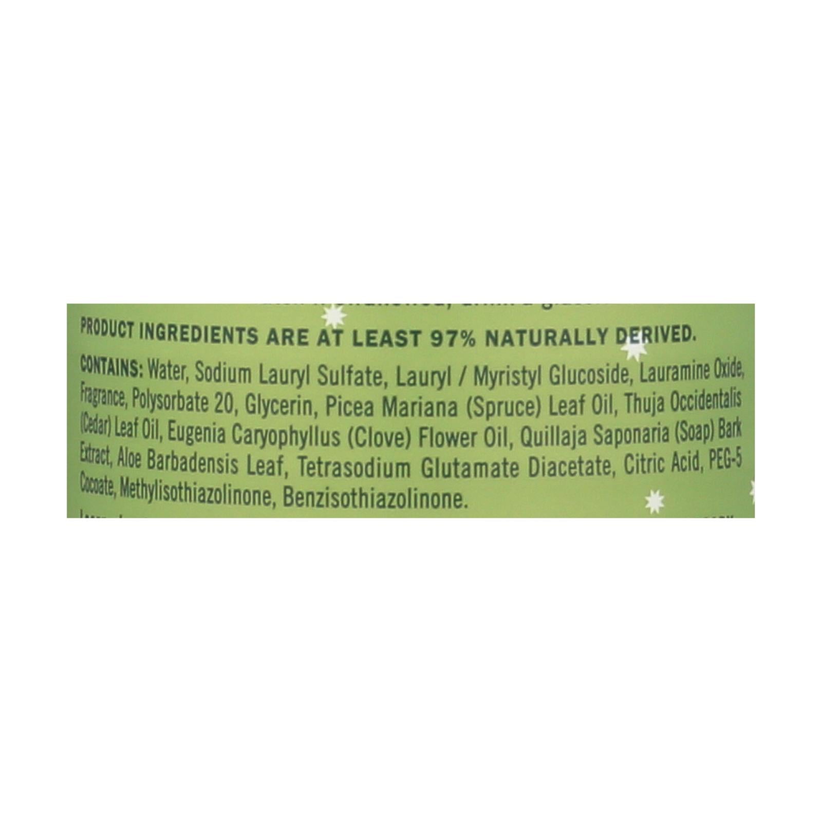 Mrs. Meyer's Liquid Dish Soap in Refreshing Iowa Pine, Pack of 6