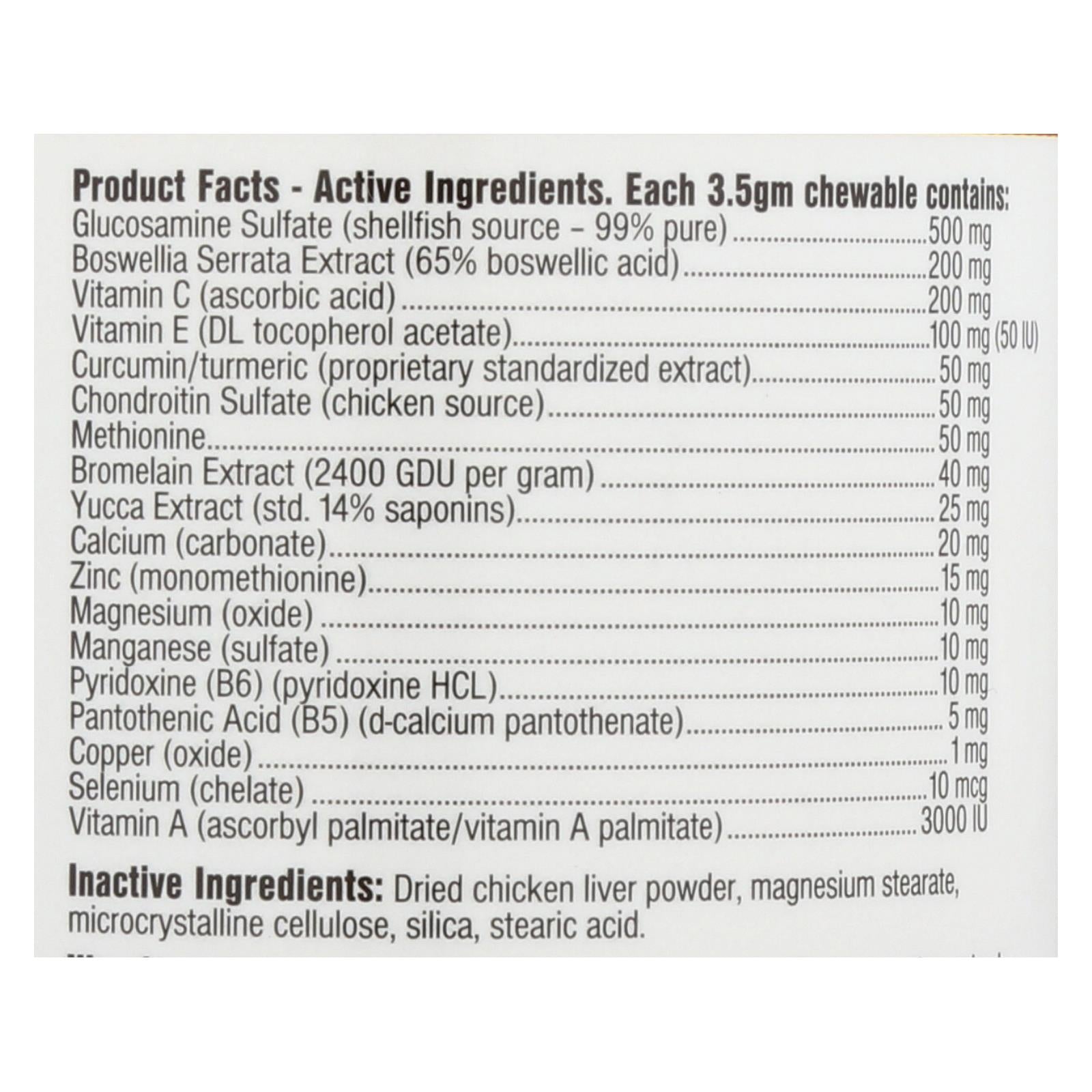 Ark Naturals Joint Rescue para perros - 500 mg (90 comprimidos masticables)