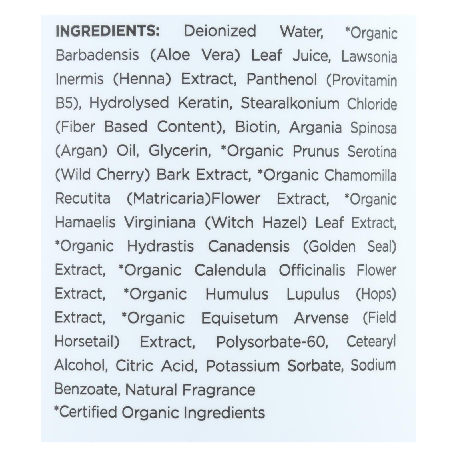 Acondicionador para el cabello con henna de Mill Creek Botanicals, 14 onzas líquidas.