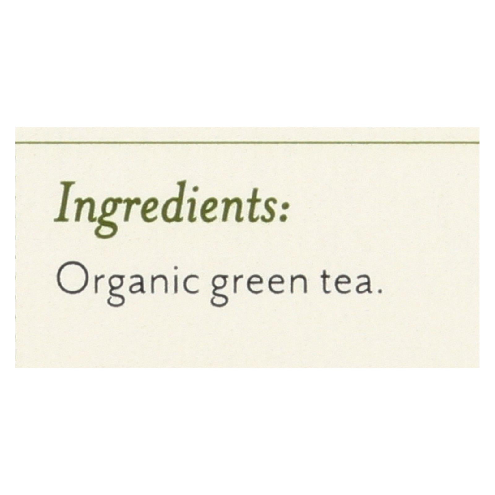 Té verde orgánico Rishi Sencha (15 bolsitas) 