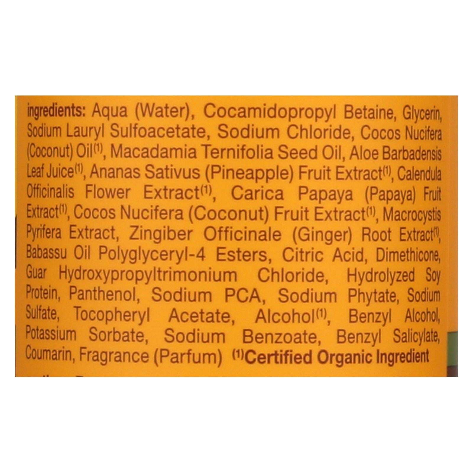 Champú nutritivo con leche de coco Alba Botanica - 12 onzas líquidas.