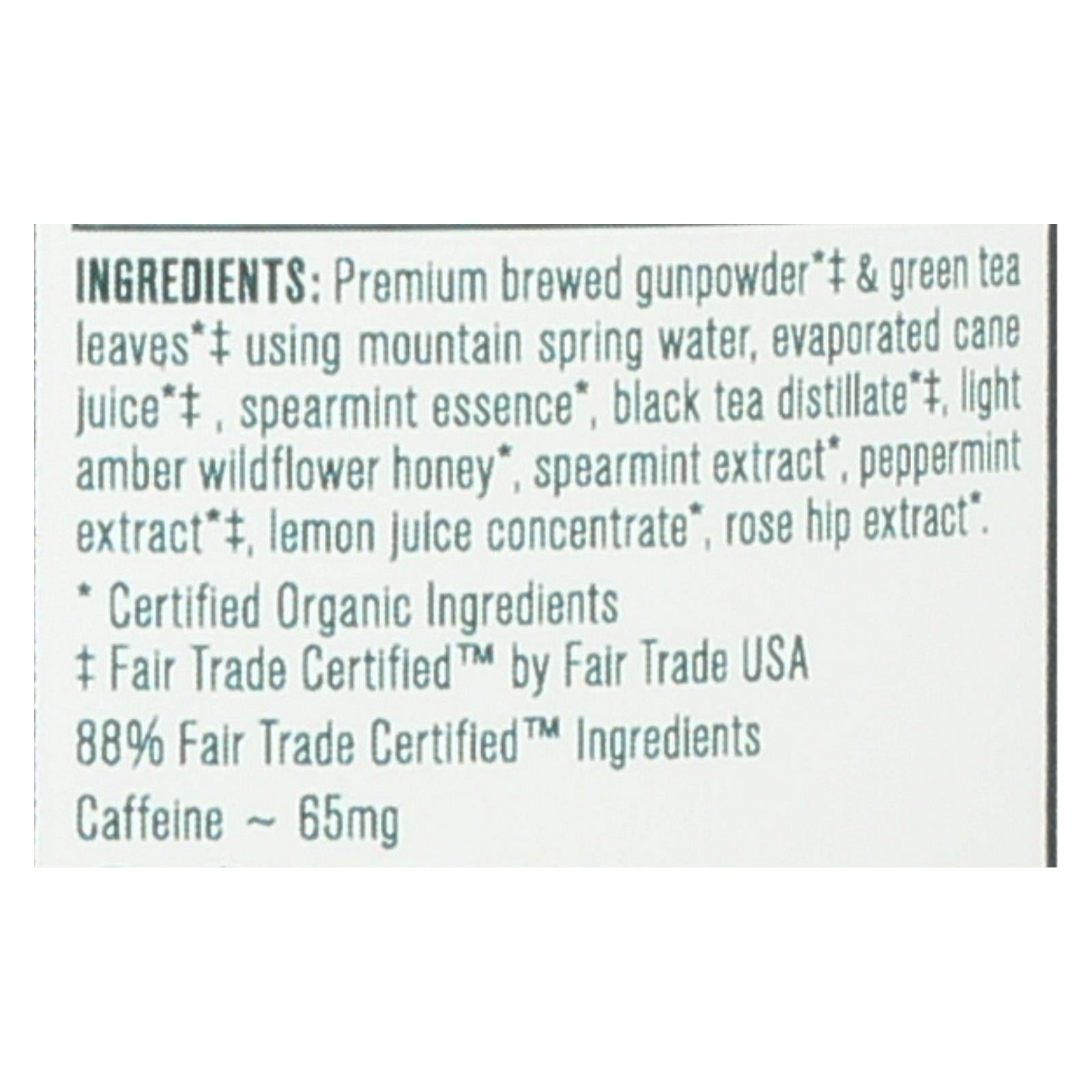 Té exótico de menta y pólvora de Marrakech para una bebida refrescante y fresca (12 x 16 onzas líquidas) de Seven Teas
