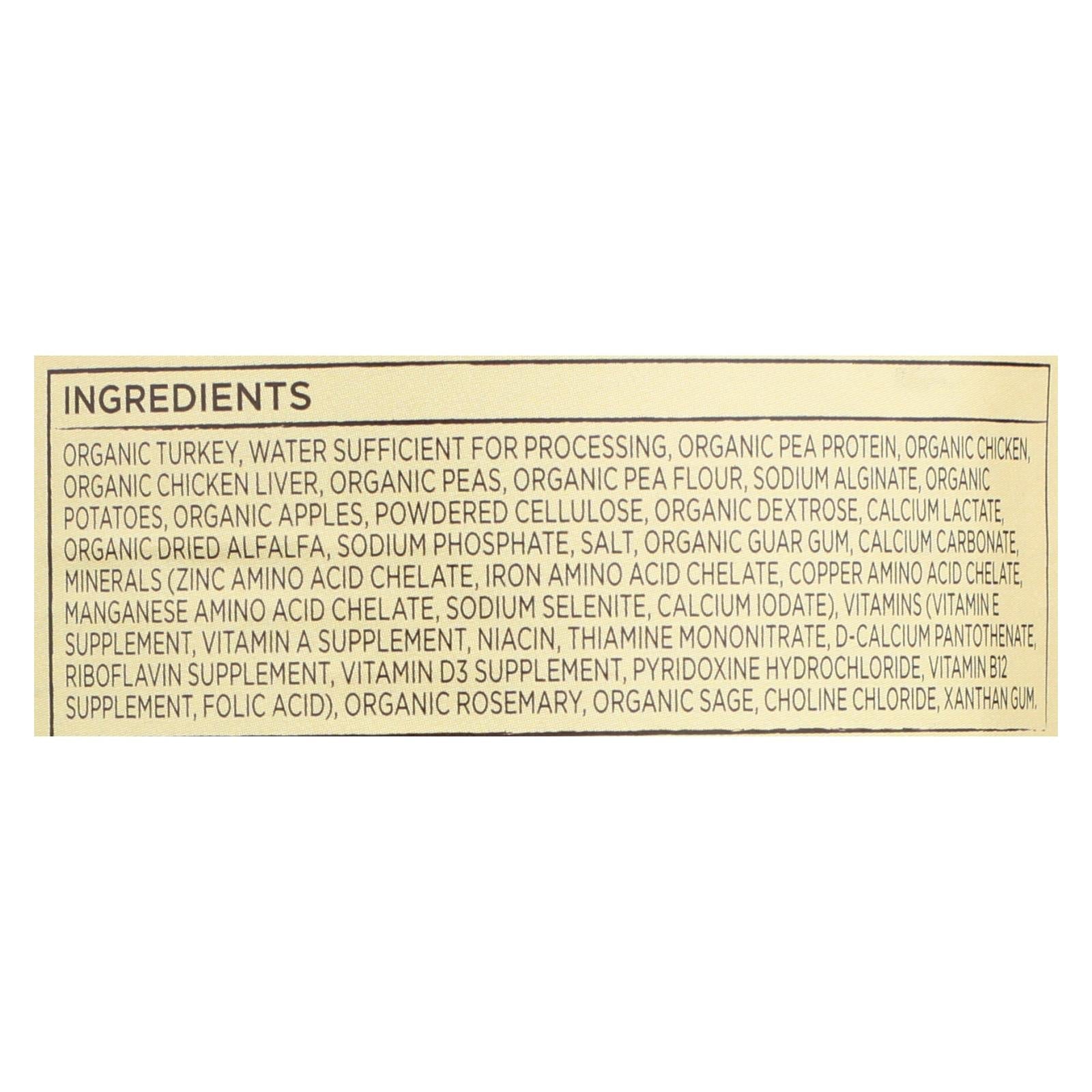 Alimento seco orgánico para perros adultos Castor &amp; Pollux de pavo y pollo picado - 355 g