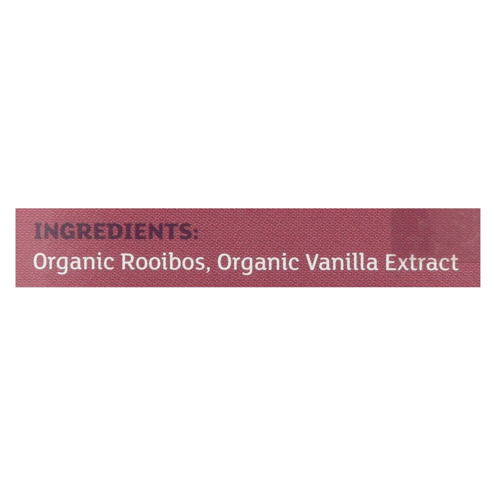Equal Exchange Organic Vanilla Rooibos Herbal Tea, 6 Packets of 20 Tea Bags