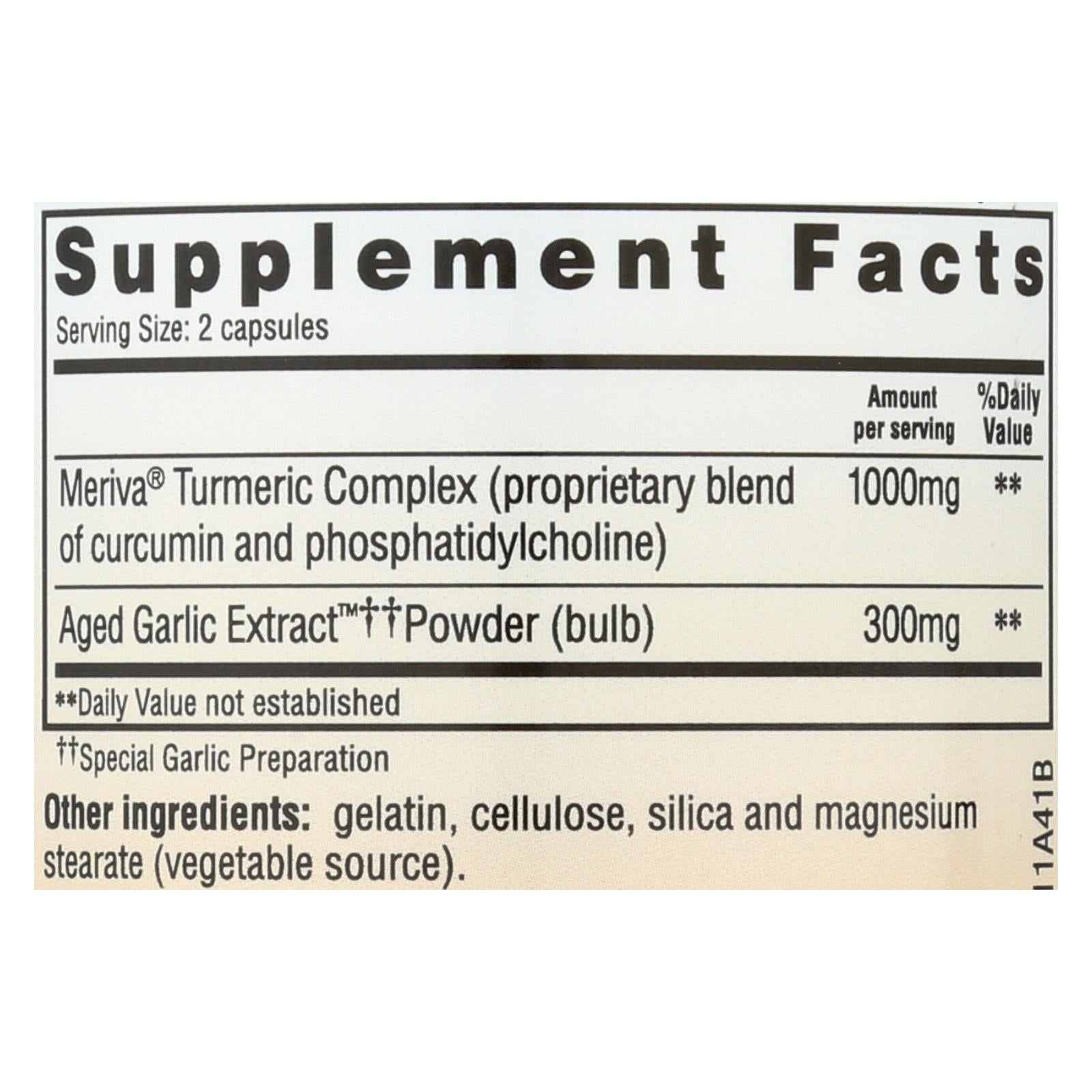 Kyolic Curcumin: 100 cápsulas para fortalecer el sistema inmunitario