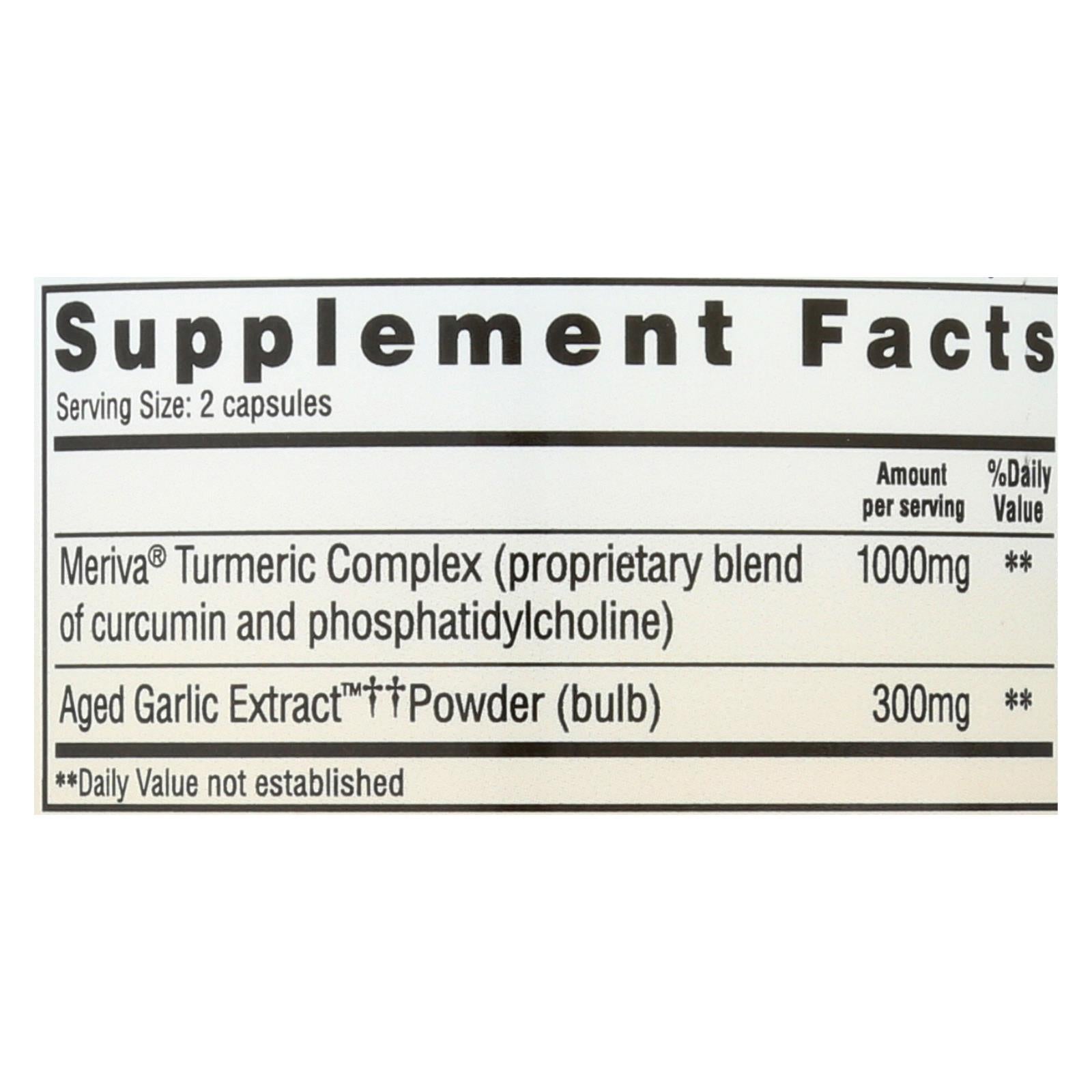 Kyolic Curcumin: 100 cápsulas para fortalecer el sistema inmunitario