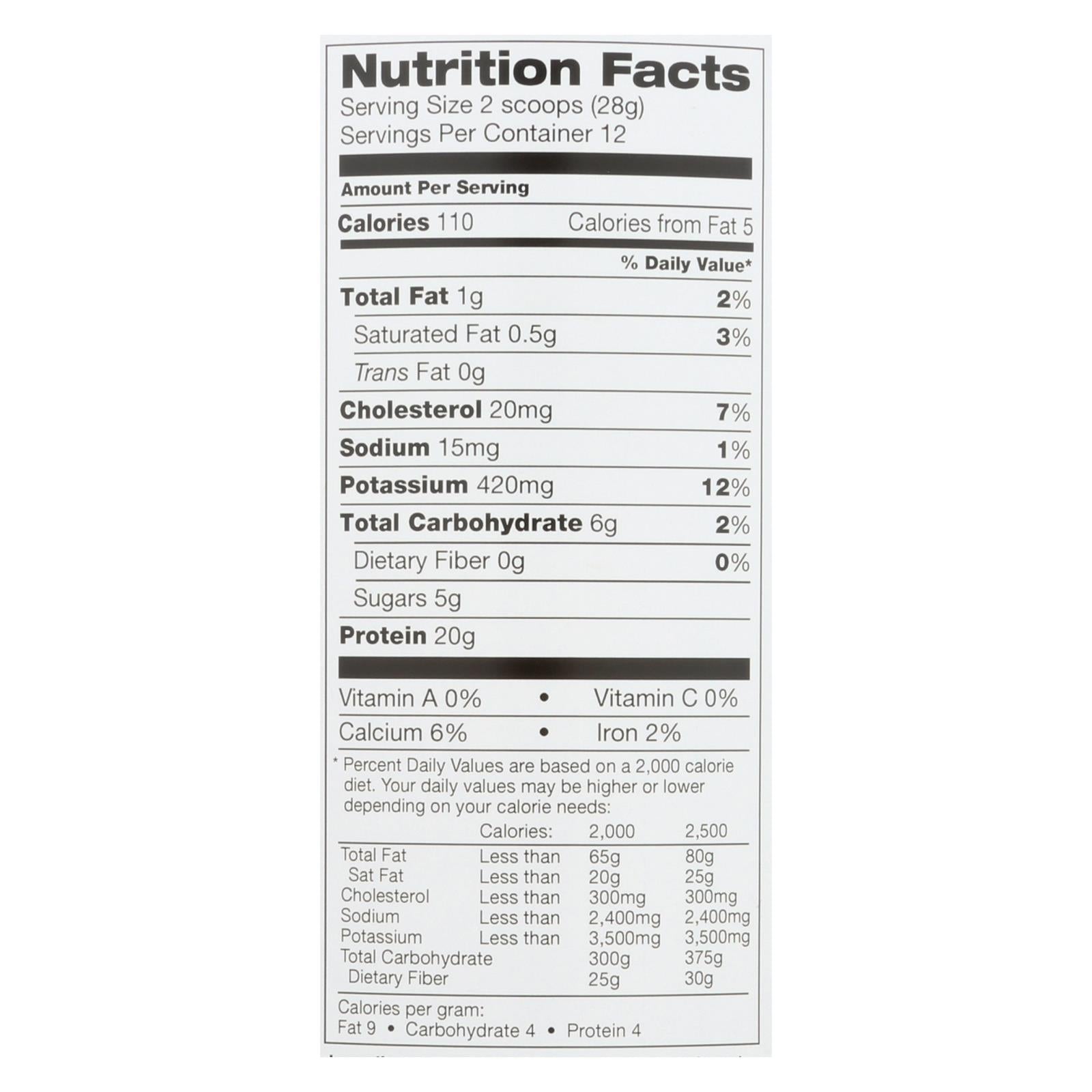 Proteína de suero de leche Tera's (12 oz) - Miel de vainilla y cabra
