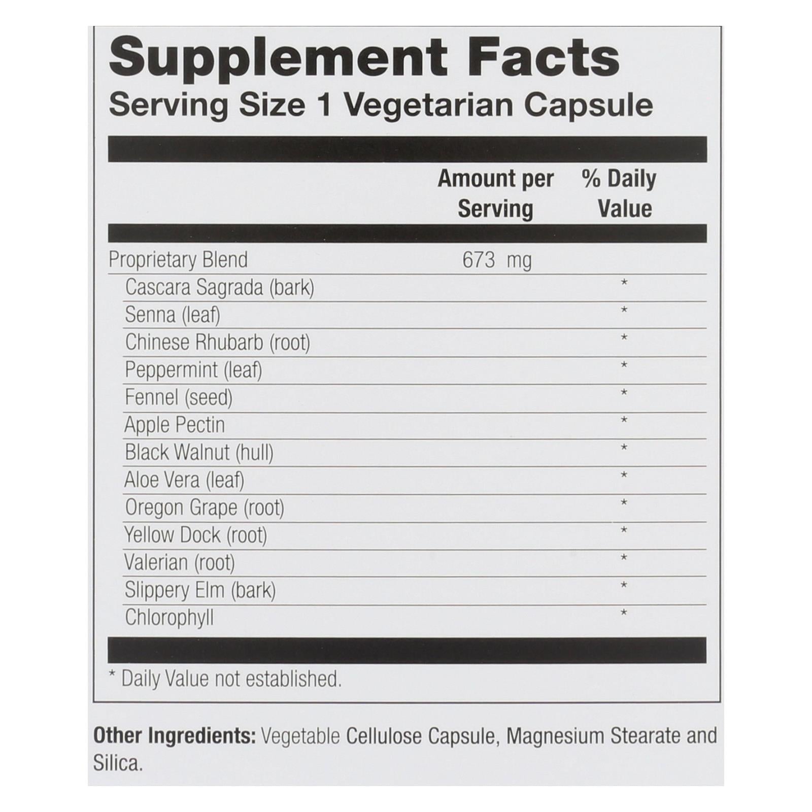 Cápsulas vegetarianas Natural Balance Ultra Colon Clenz, 120 unidades
