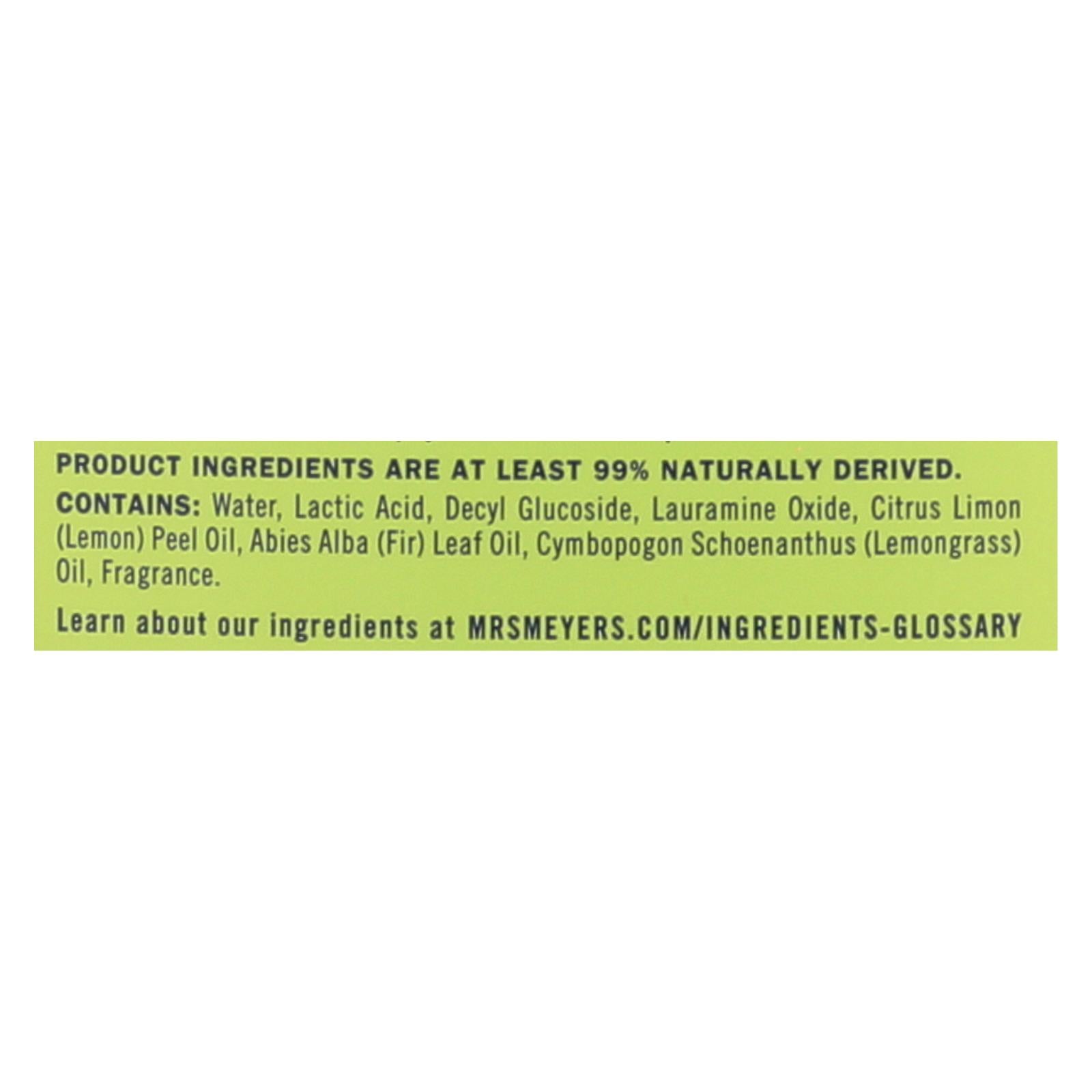 Mrs. Meyer's Clean Day Lemon Verbena Tub & Tile Cleaner, 33 Fl Oz (Pack of 6)