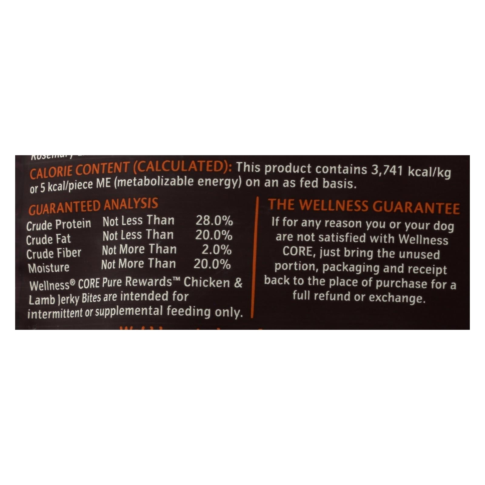 Wellness Pure Rewards Golosinas naturales para perros - Pollo y cordero - (Paquete de 8 - 4 oz)