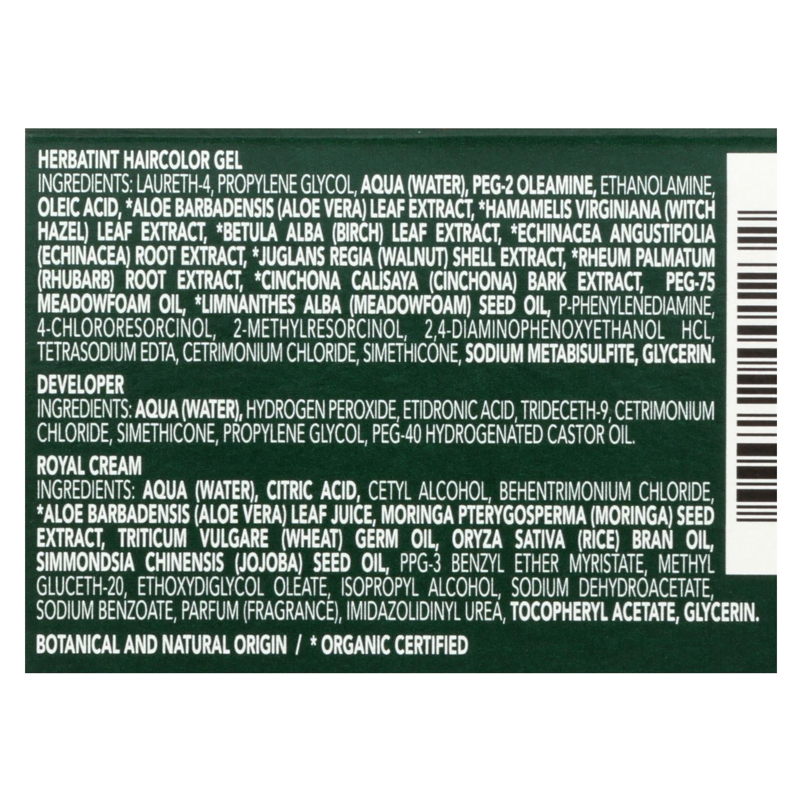 Tinte permanente para el cabello en gel a base de hierbas Herbatint - Castaño ceniza claro 5C - 135 ml
