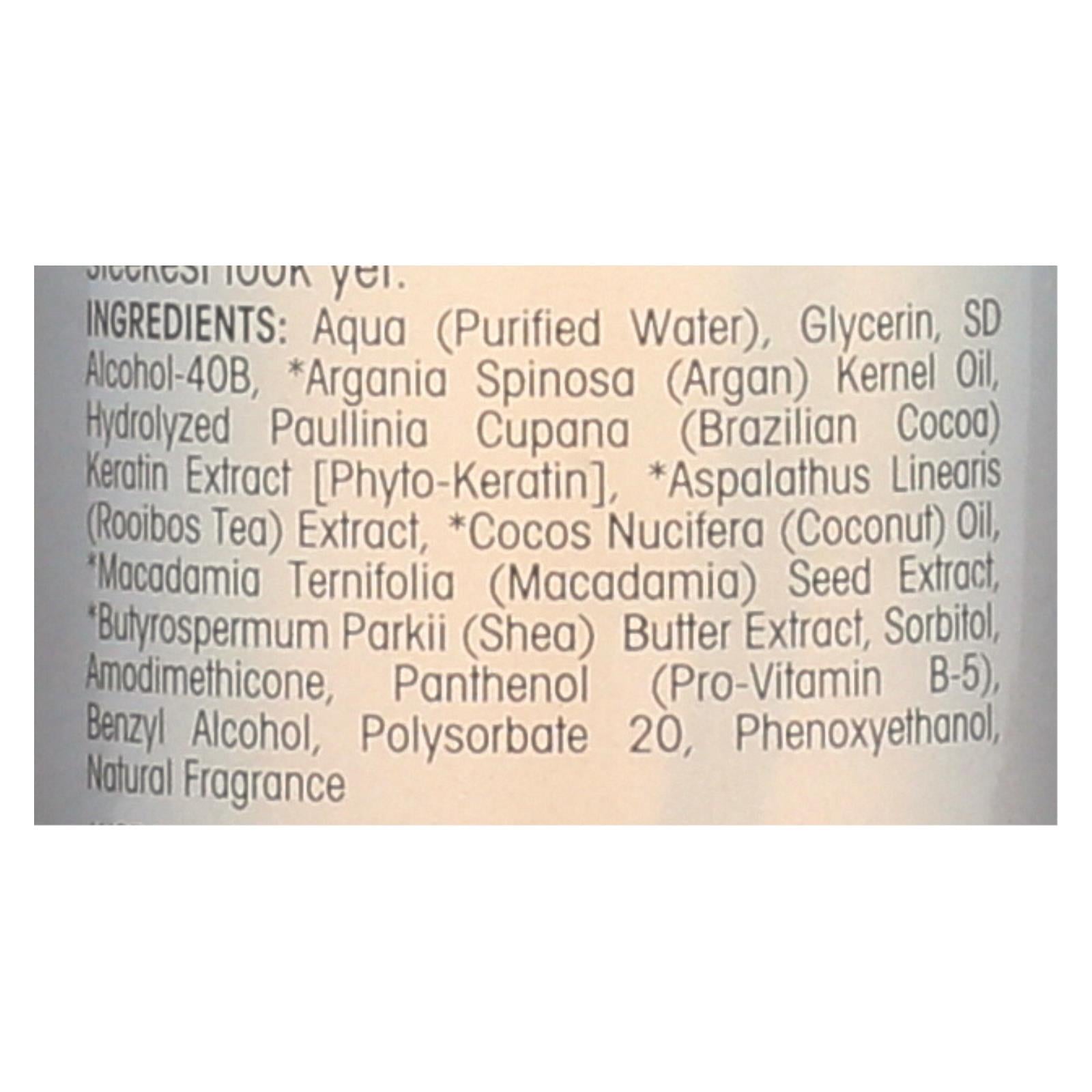 Bruma para plancha Giovanni 2chic con queratina brasileña y aceite de argán - 113 ml