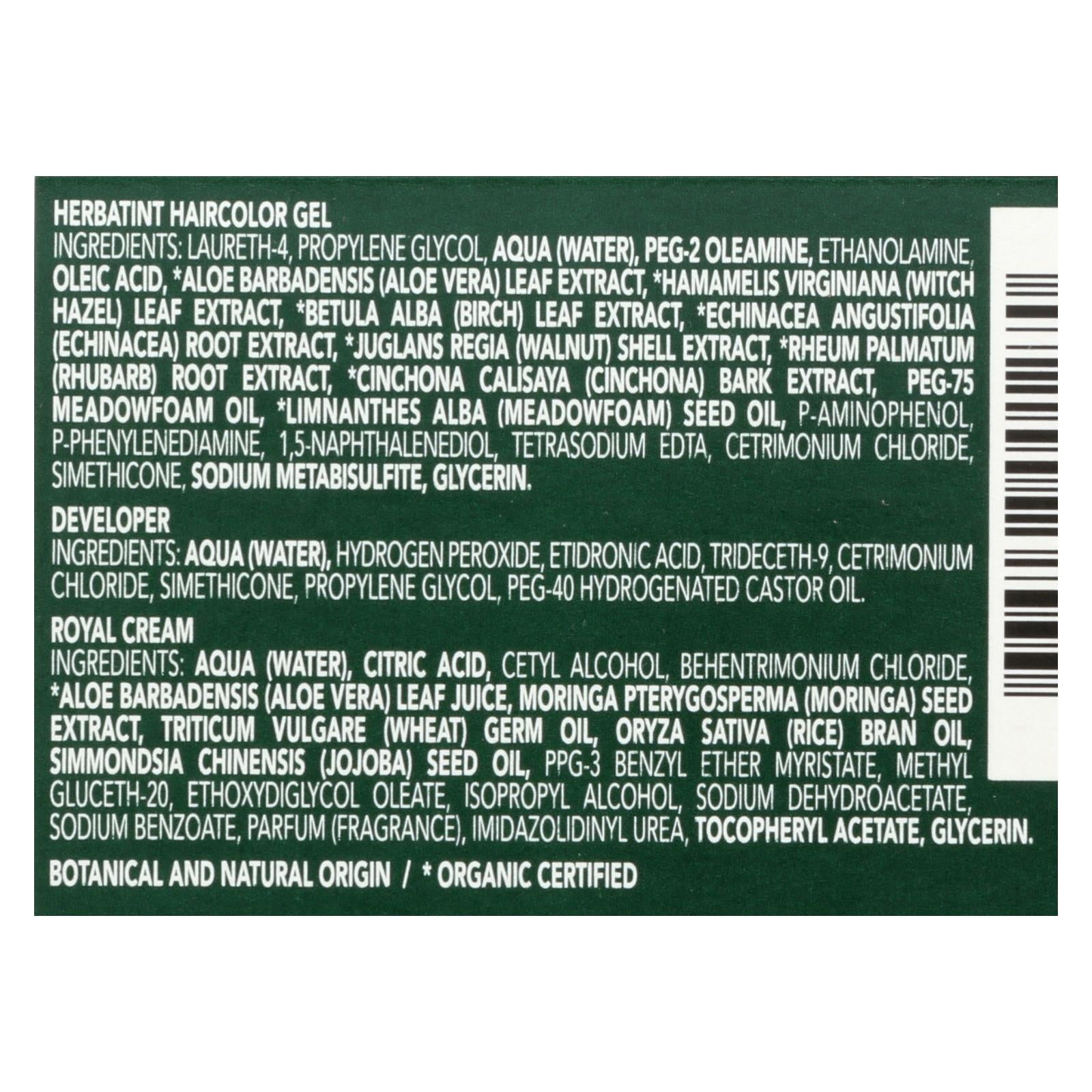 Kit de coloración para el cabello Herbatint: Rubio sueco ceniza 10C 