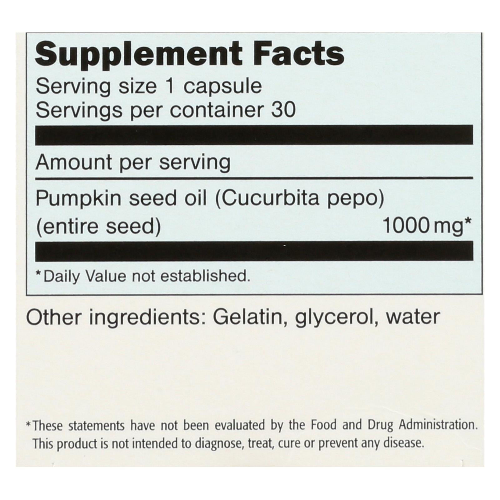 Cápsulas para vejiga Sanhelios Curbita: 30 cápsulas blandas de aceite de semilla de calabaza europeo con 1000 mg