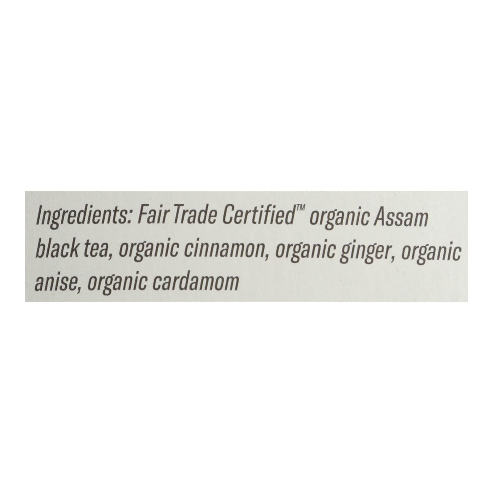 Numi Golden Chai: Assam Black Tea with Sweet & Spicy Spices (Pack of 6 - 18 Tea Bags)