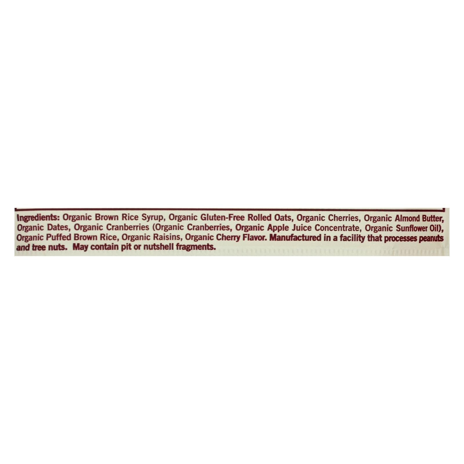 Barras orgánicas Gomacro Macrobar - Paquete variado de cerezas y frutos rojos (12 barras de 56 g)