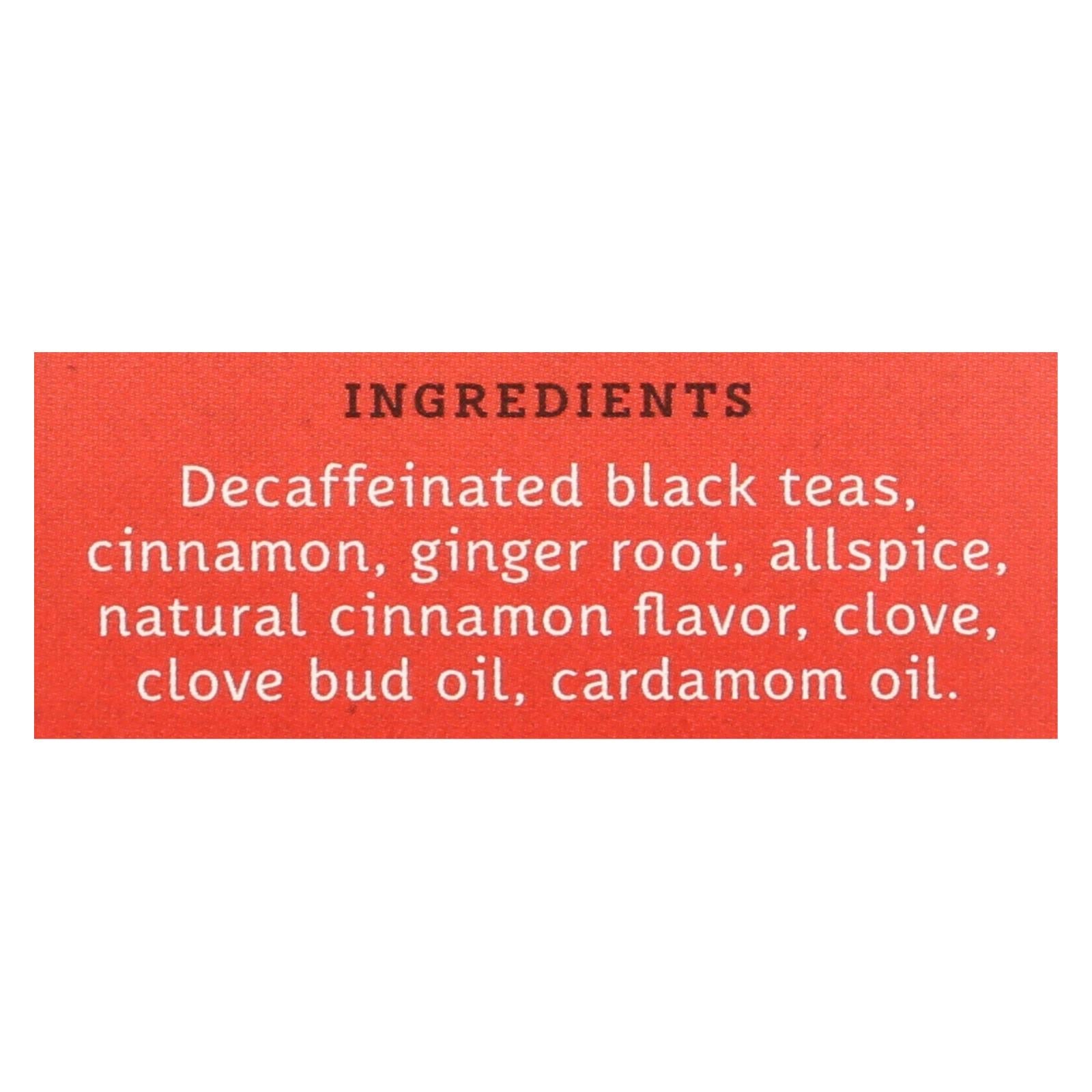 Té negro descafeinado Chai Spice de Stash, 18 bolsitas