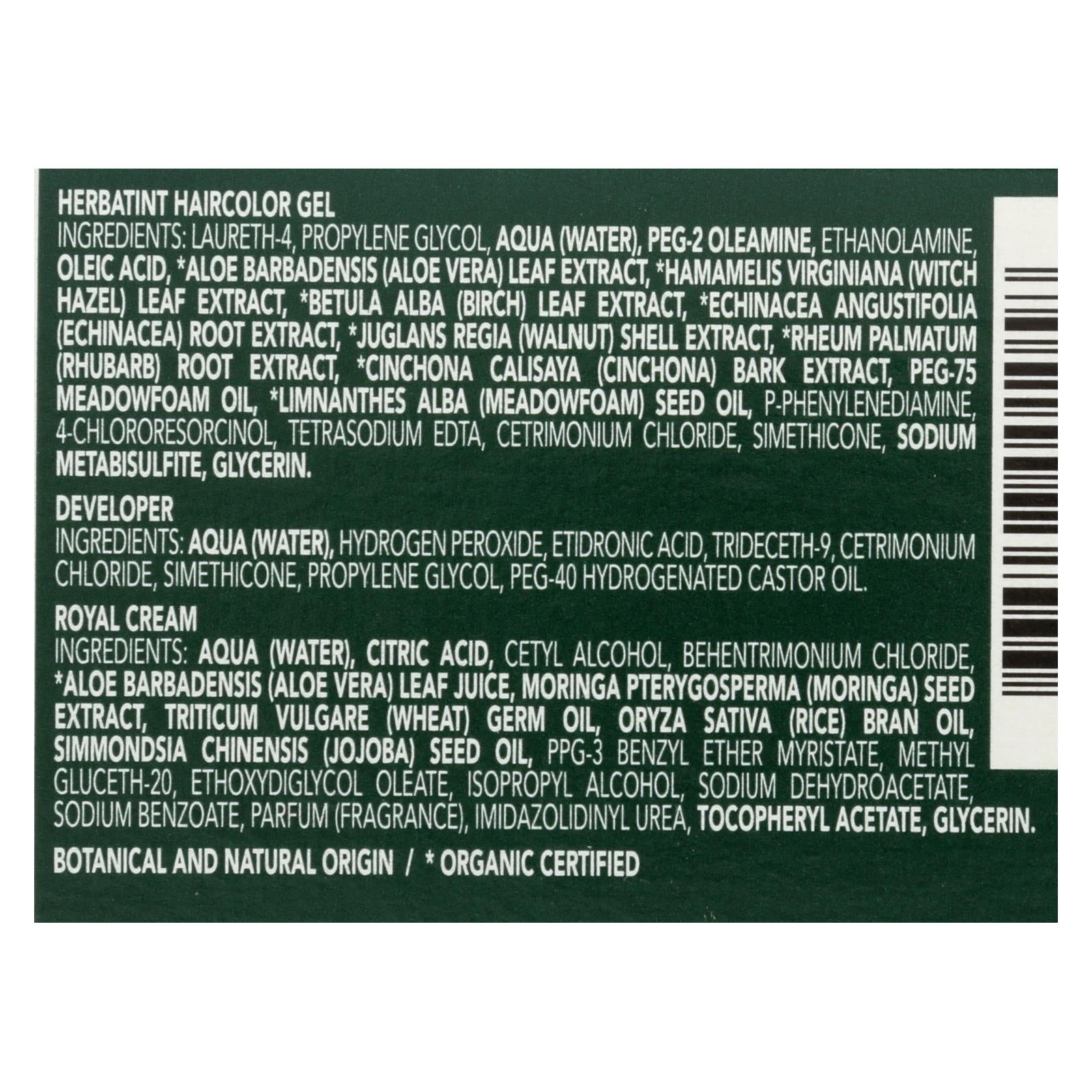 Gel colorante permanente a base de hierbas Herbatint 6N Rubio Oscuro (135 ml)