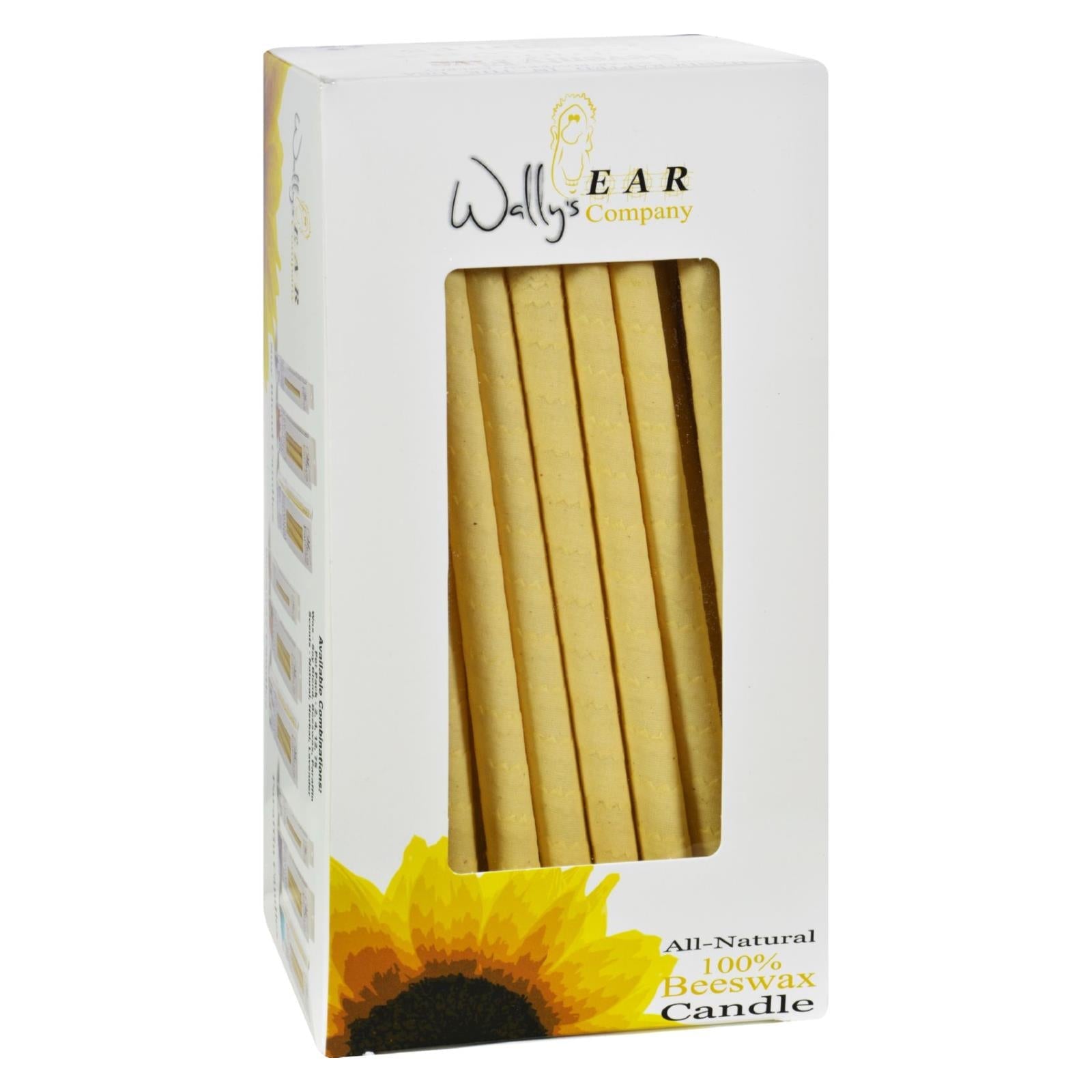 Velas de cera de abeja 100 % premium de Wally's Natural Products (paquete de 75)