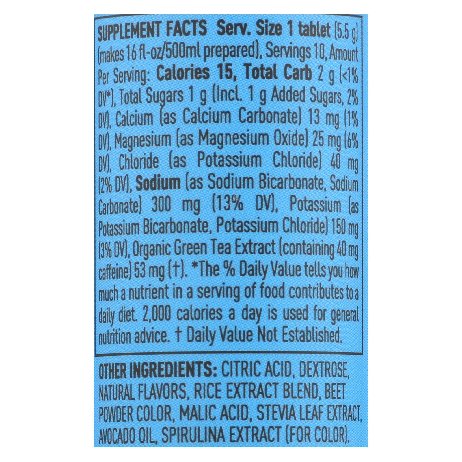 Tabletas hidratantes Nuun Energy con sabor a frutos del bosque (paquete de 8 a 10 tabletas)