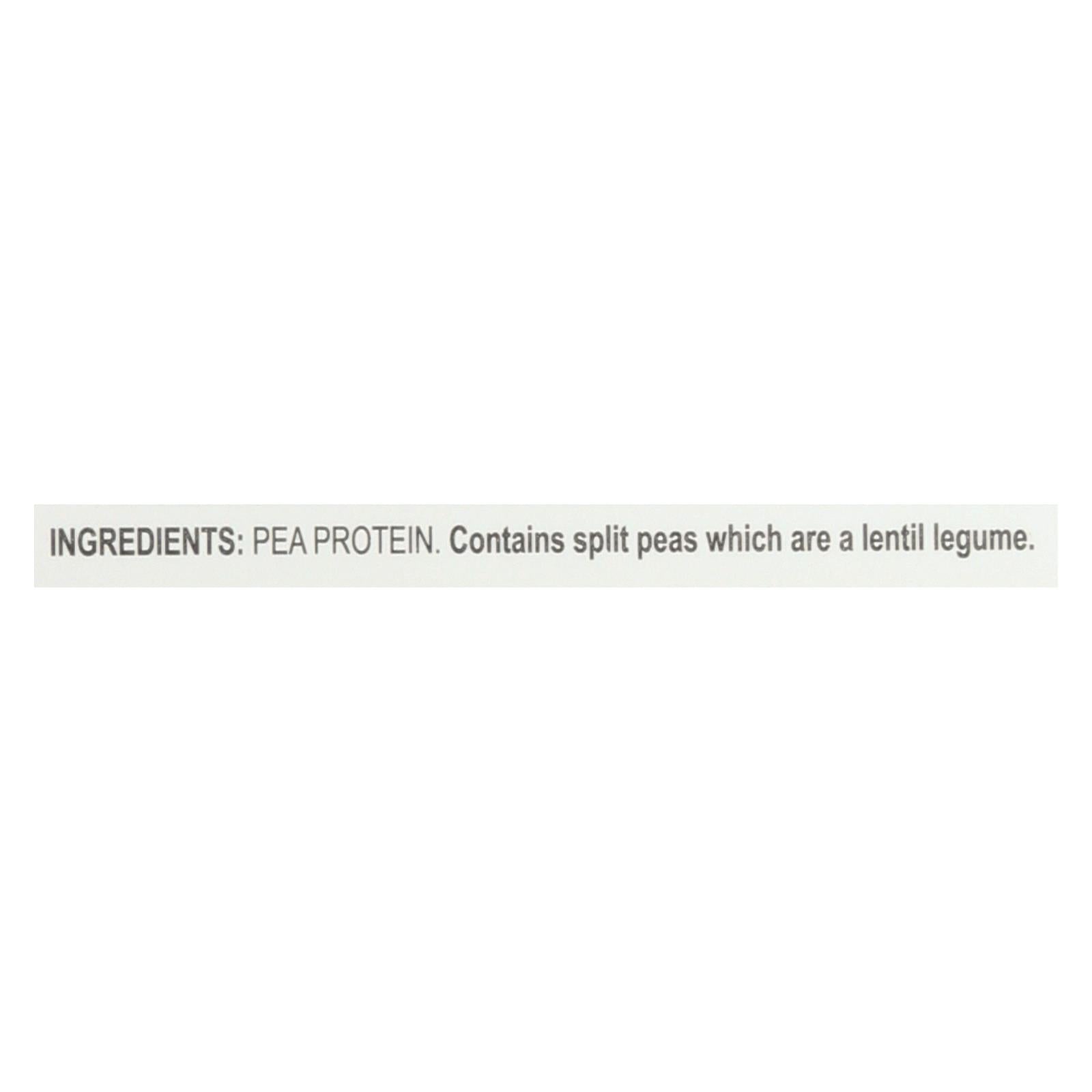 Proteína de guisante amarillo orgánico Growing Naturals - Original, 16 oz.
