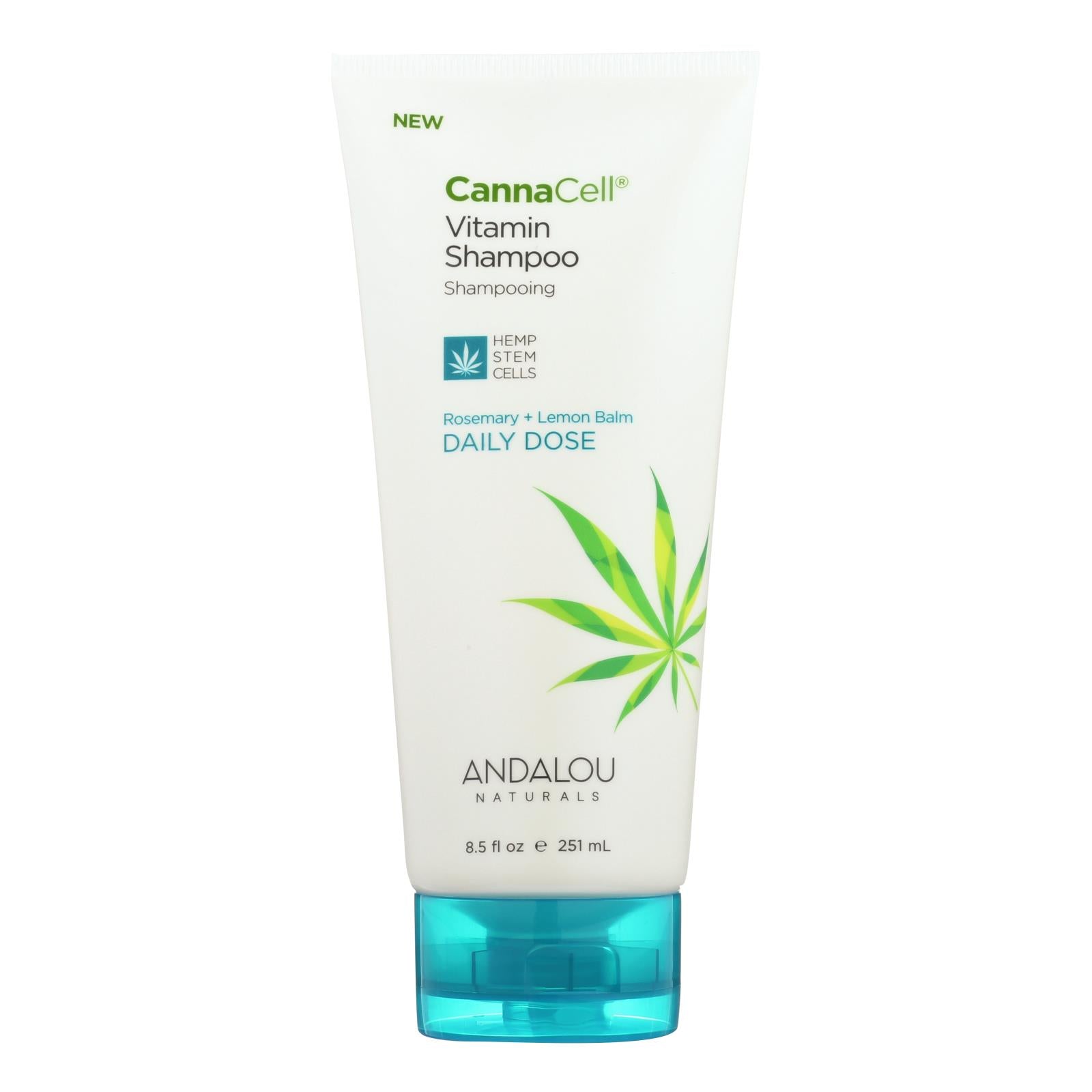 Champú purificante de romero y melisa Andalou Naturals - 255 ml