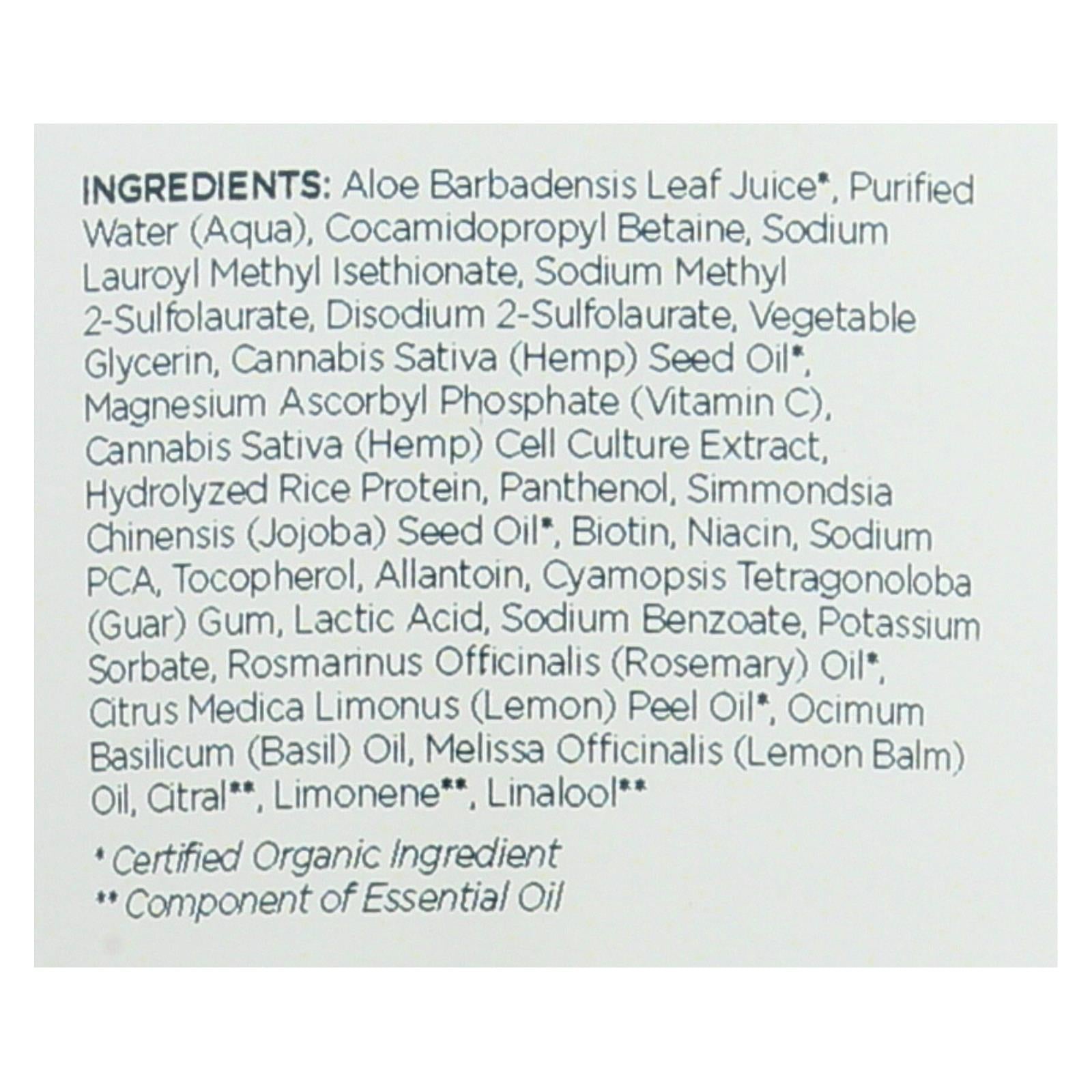 Champú purificante de romero y melisa Andalou Naturals - 255 ml