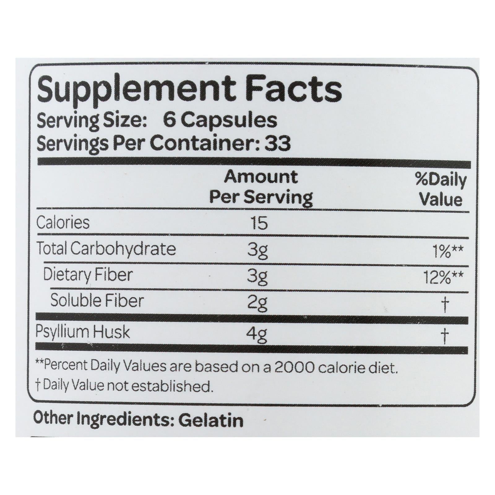Limpieza de colon original Health Plus: paquete de 200 cápsulas