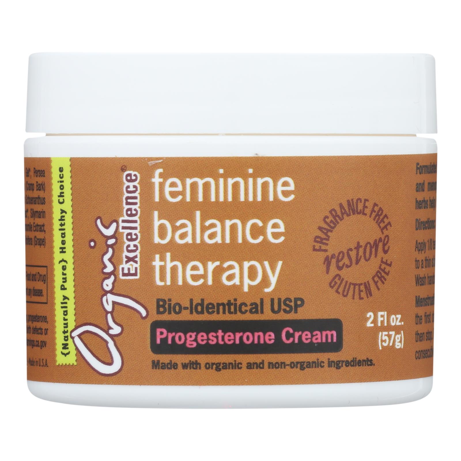 Terapia de equilibrio femenino Organic Excellence 2 oz 