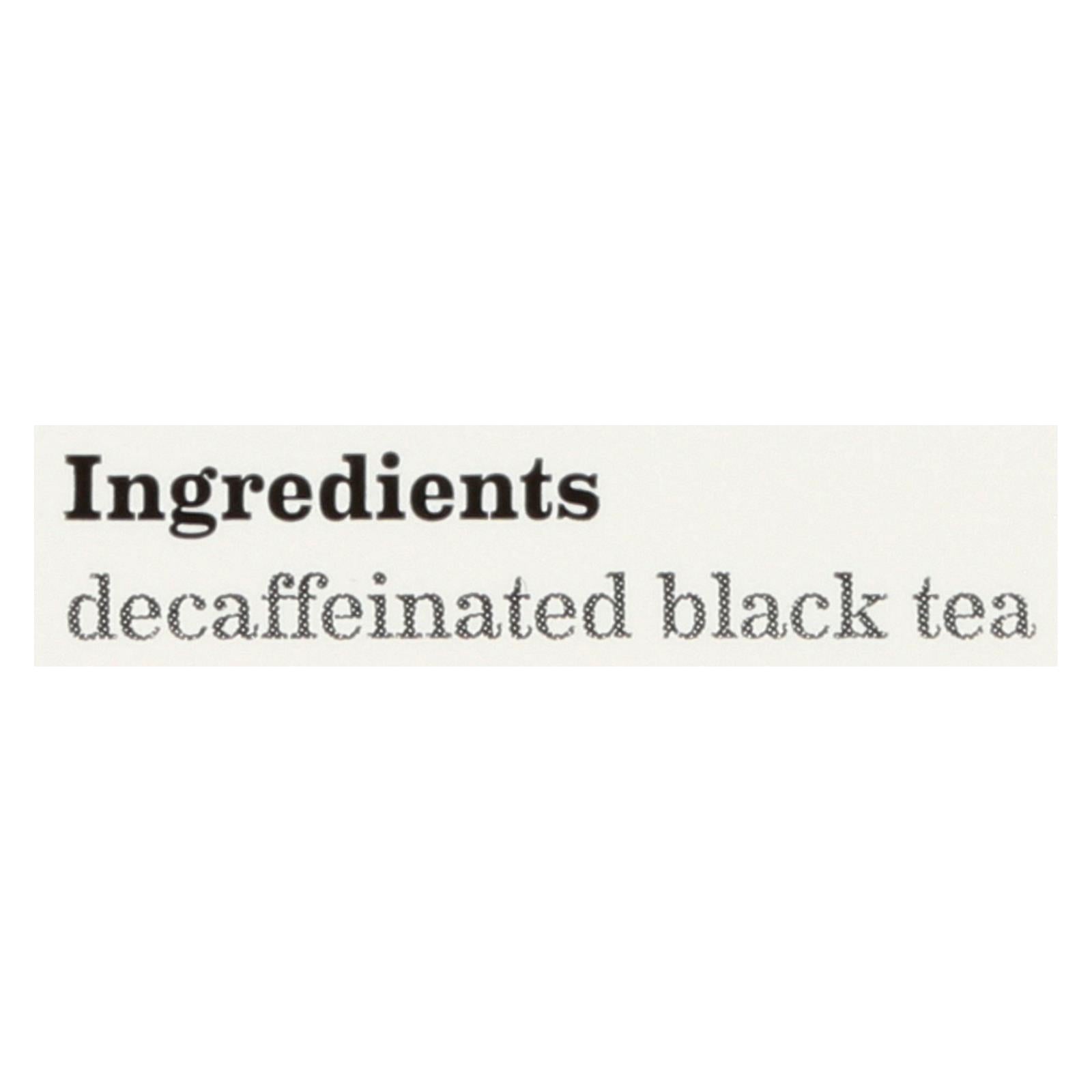Té negro descafeinado Bigelow Tea English Teatime, 20 bolsitas x 6