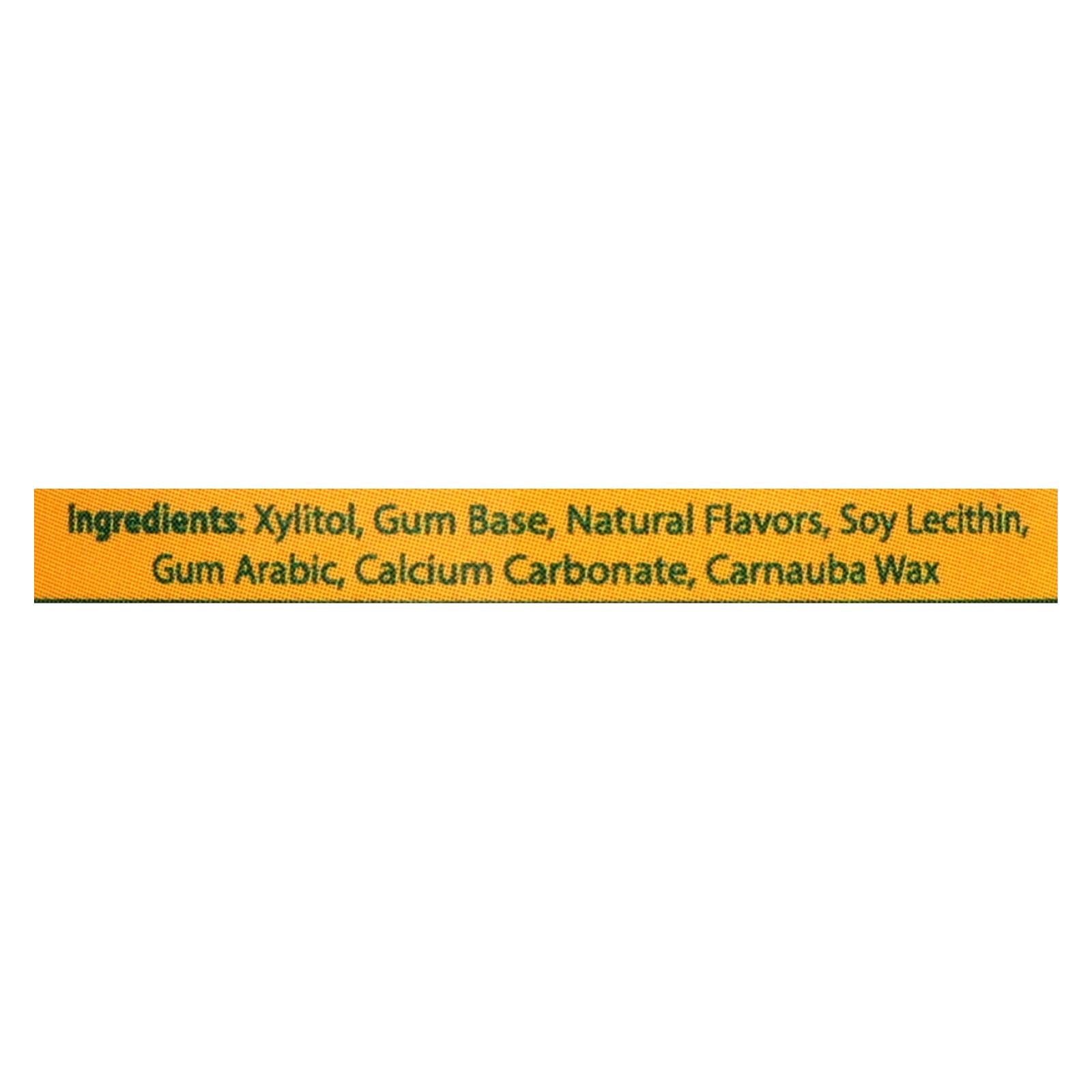 Chicle dental Epic con xilitol sin azúcar, 50 unidades - Sabor a fruta fresca