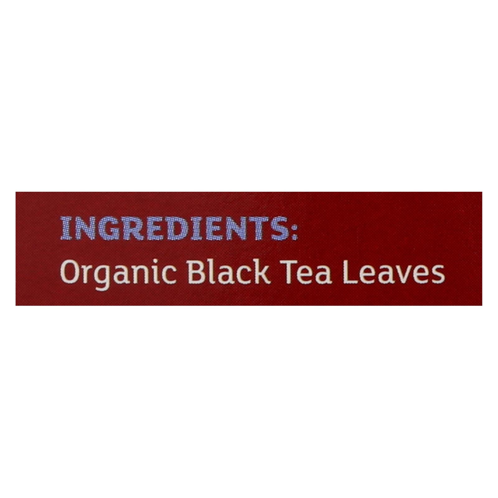 Té negro orgánico Equal Exchange, paquete de 6 (20 bolsitas) 